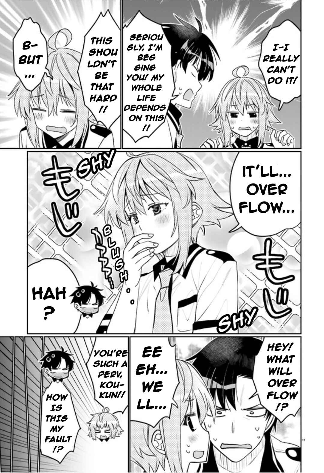 Page 11 Chapter 48 Ore no tomodachi ♂♀ ga kawai sugite komaru!