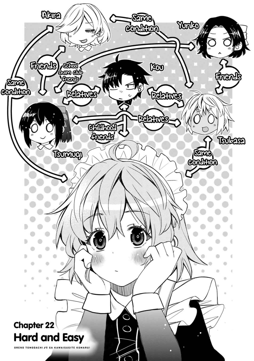 Page 1 Chapter 22 Ore no tomodachi ♂♀ ga kawai sugite komaru!