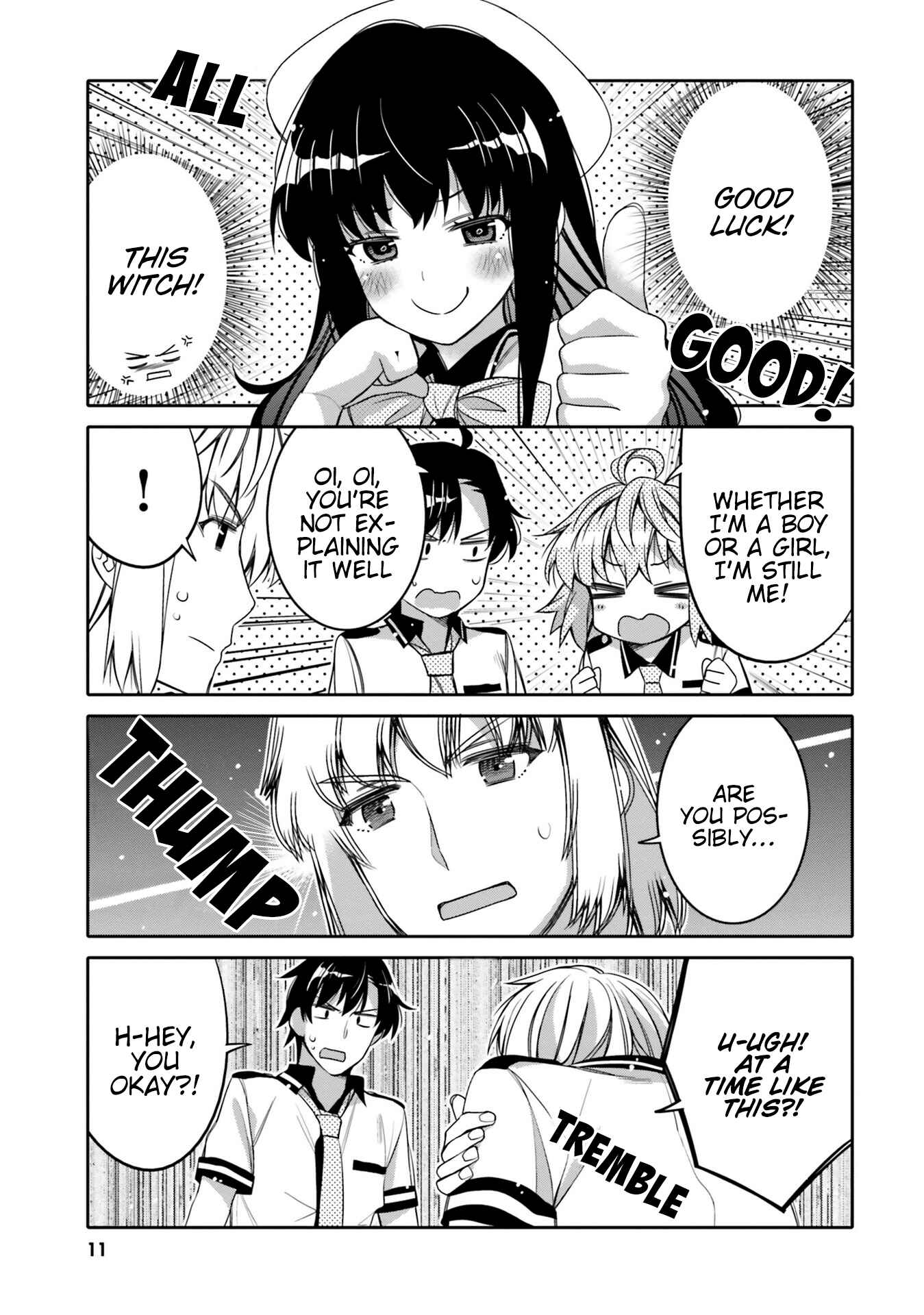 Page 9 Chapter 7 Ore no tomodachi ♂♀ ga kawai sugite komaru!