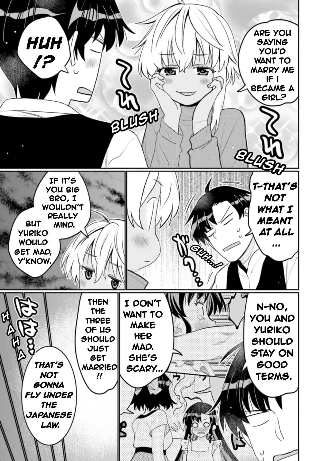 Page 11 Chapter 50 Ore no tomodachi ♂♀ ga kawai sugite komaru!