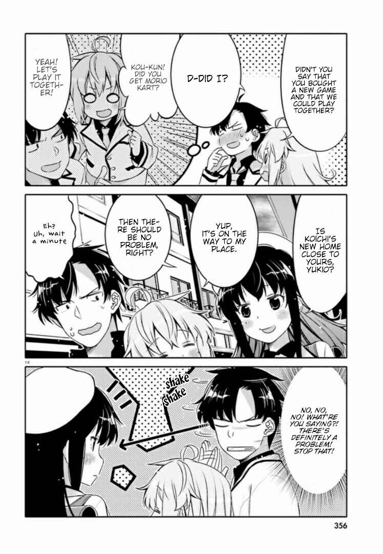 Page 14 Chapter 2 Ore no tomodachi ♂♀ ga kawai sugite komaru!