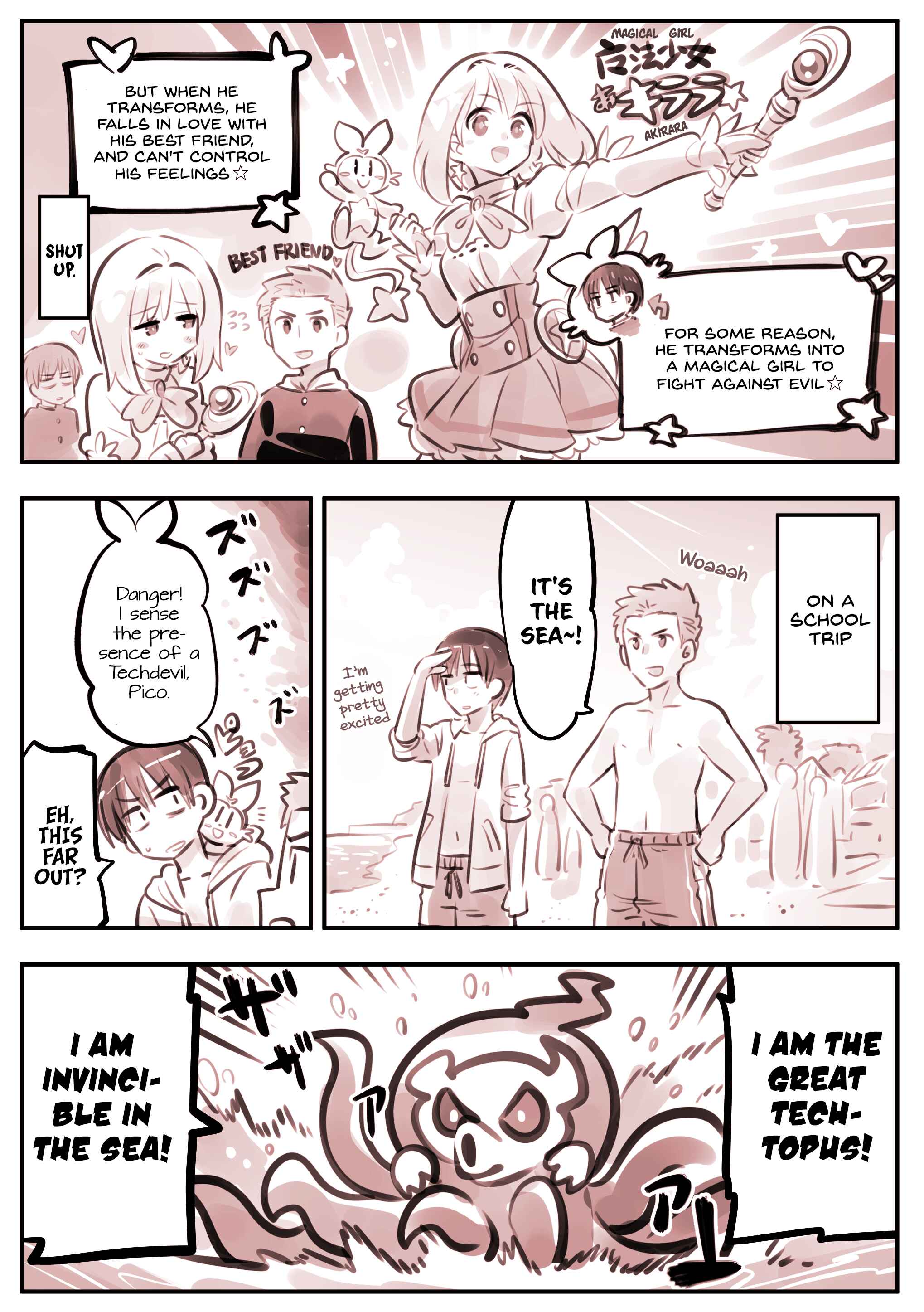 Page 1 Chapter 7 Magical Girl Akirara ☆