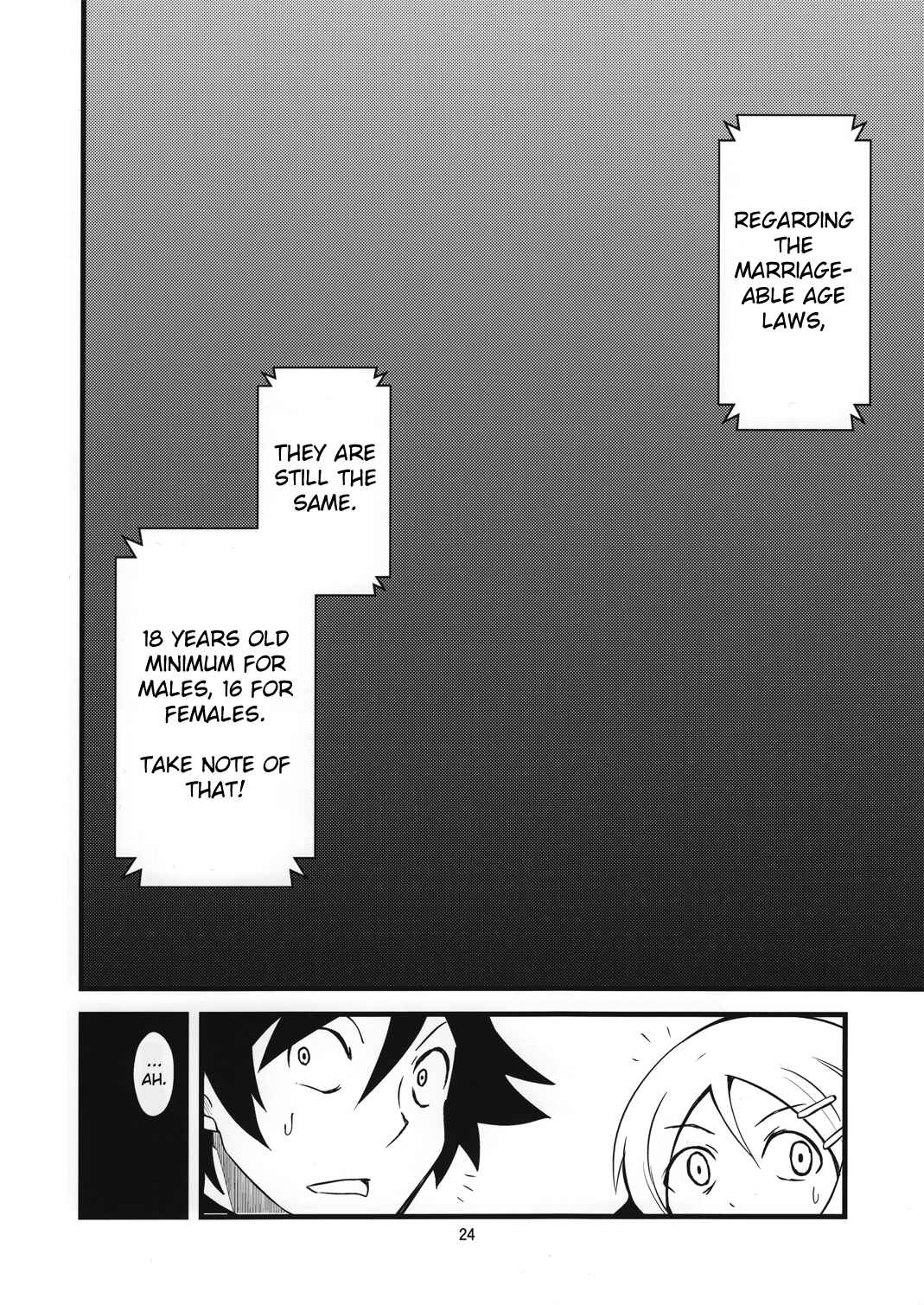 Page 24 Chapter Unknown_baa6 Ore no Imouto ga Konna ni Kawaii Wake ga Nai - Starting Today, Siblings Can Get Married (Doujinshi)