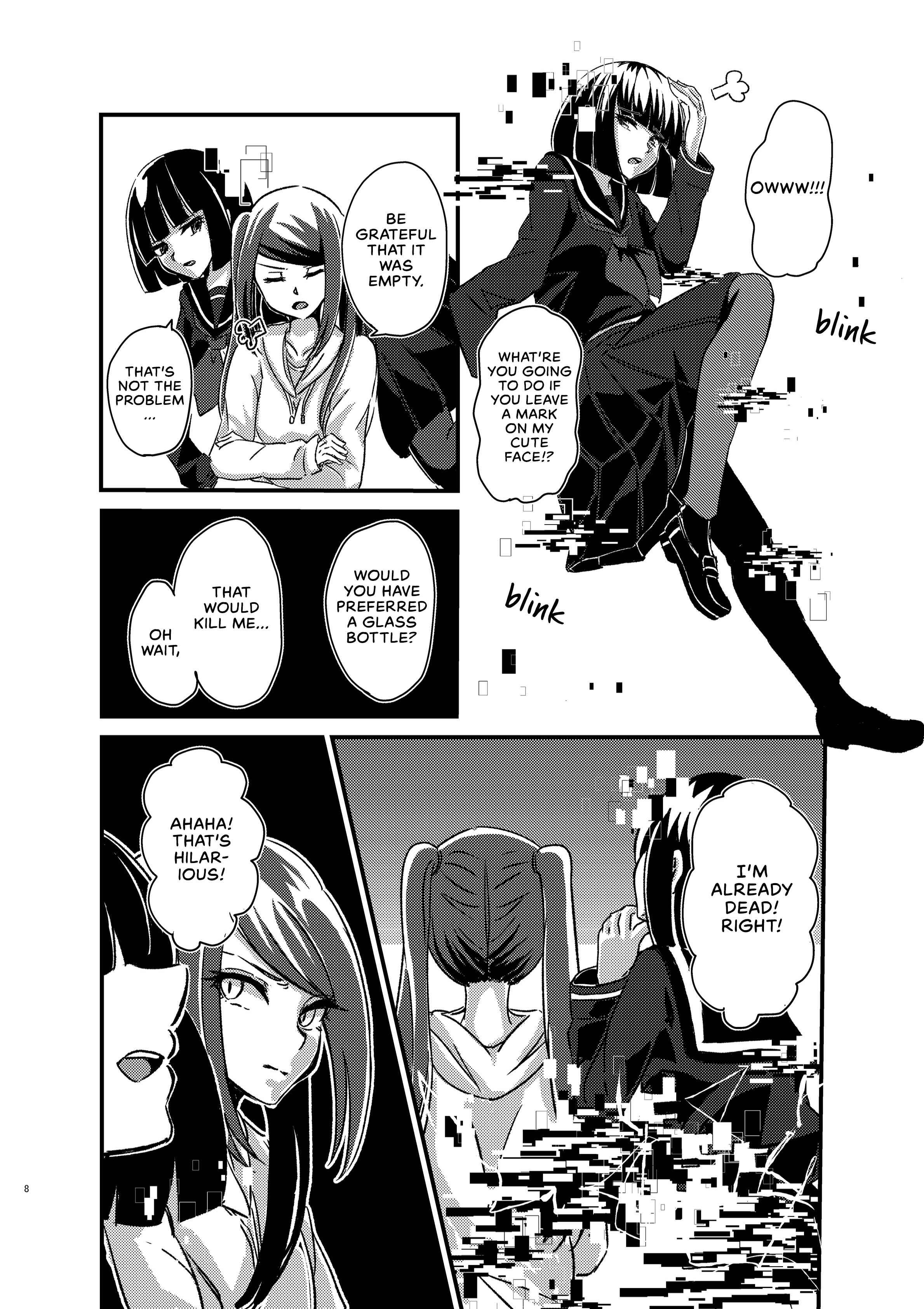 Page 7 Chapter Unknown_5daf VA-11 HALL-A - The Ghost Girl Laughs With Her Eyes (Doujinshi)