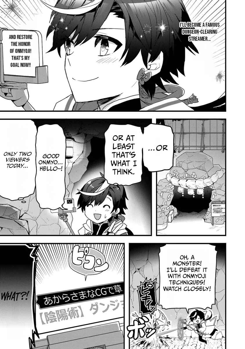 Page 22 Chapter 1 Dungeon Haishinsha wo Sukutte Dai Bazurishita Tenshou Onmyoushi, Ukkari Choukyuu Jubutsu wo Haishin Shitara Densetsu ni Natta