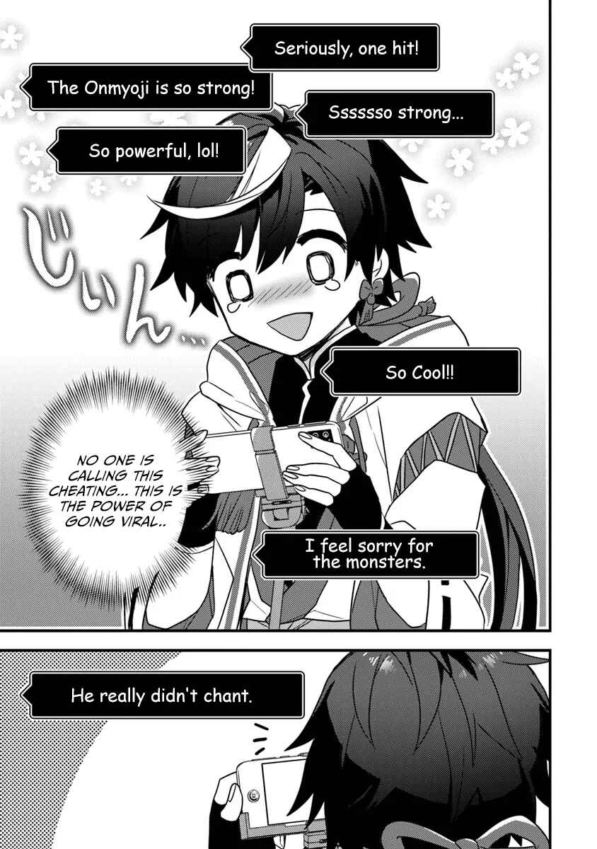 Page 12 Chapter 2.1 Dungeon Haishinsha wo Sukutte Dai Bazurishita Tenshou Onmyoushi, Ukkari Choukyuu Jubutsu wo Haishin Shitara Densetsu ni Natta
