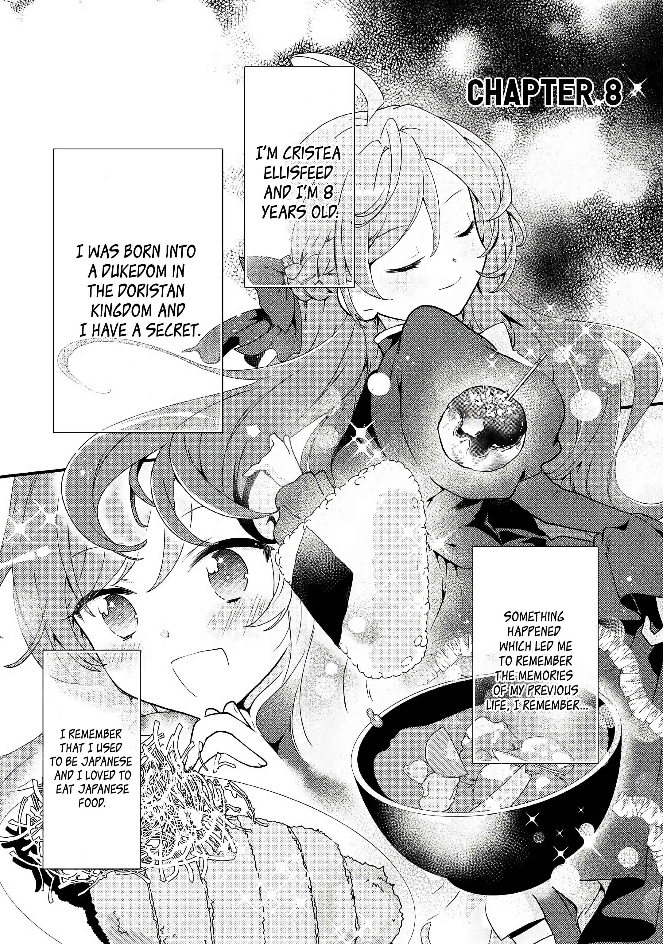 Page 1 Chapter 8 The Reincarnated Young Lady Is Hungry for Commoner Food