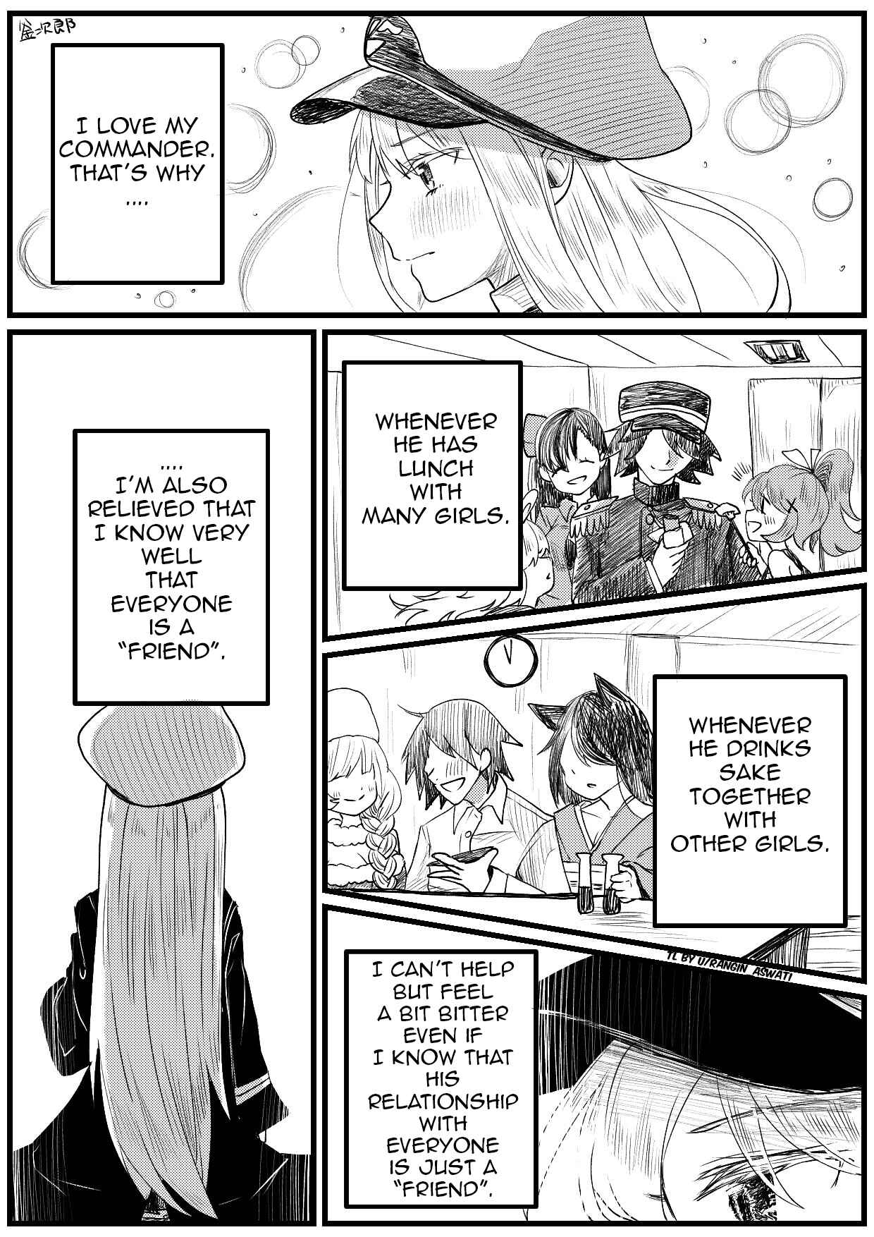 Page 1 Chapter 1 Azur Lane - In Order to be a Woman Suited for the Commander, Enterprise is Doing her Best! (Doujinshi)