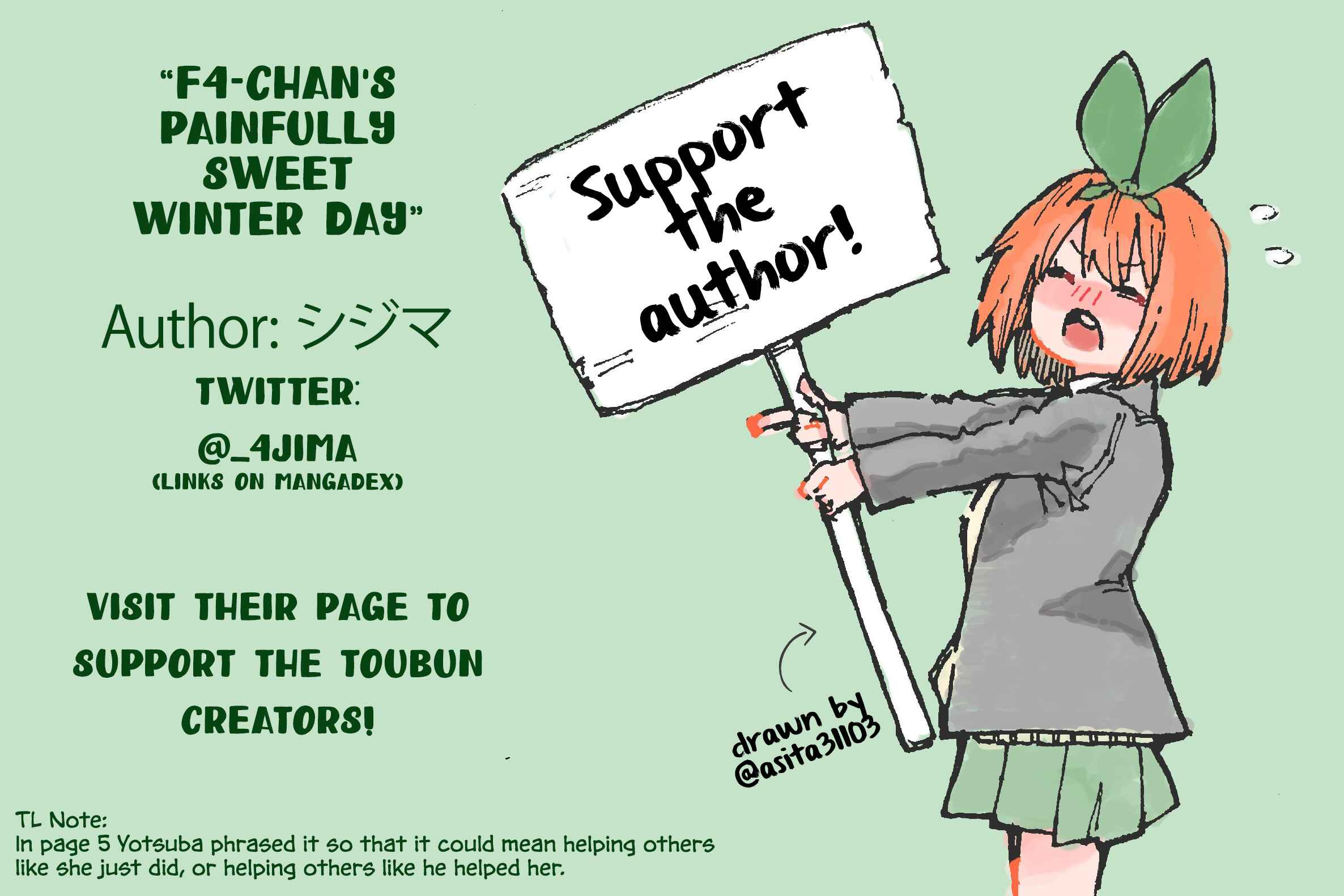Page 7 Chapter Unknown_8c1f 5Toubun no Hanayome - F4-chans Painfully Sweet Winter Day (Doujinshi)