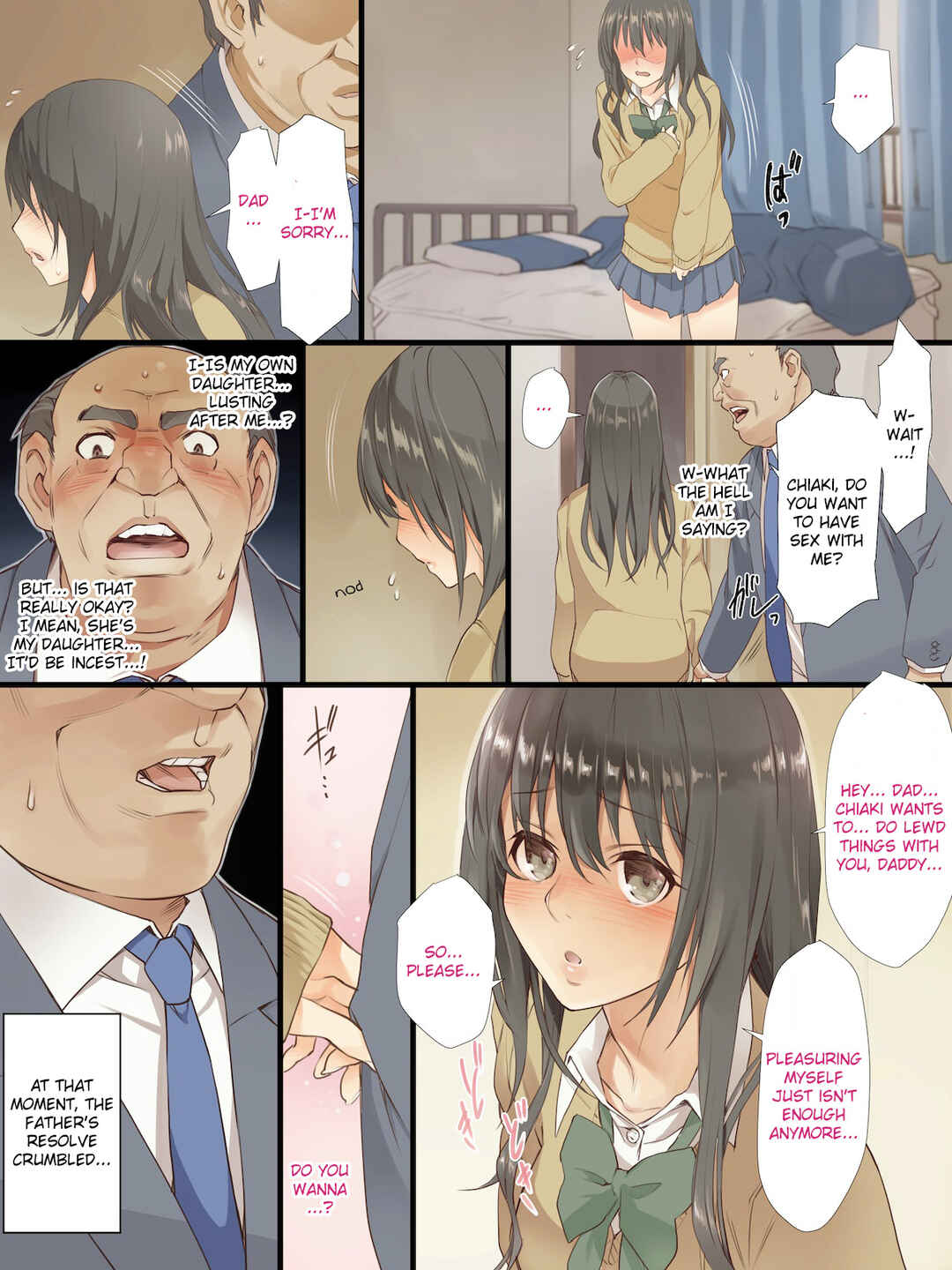 Page 4 Chapter Unknown_7ce3 Musume to Chichi ga Nakadashi Hatsu Ecchi