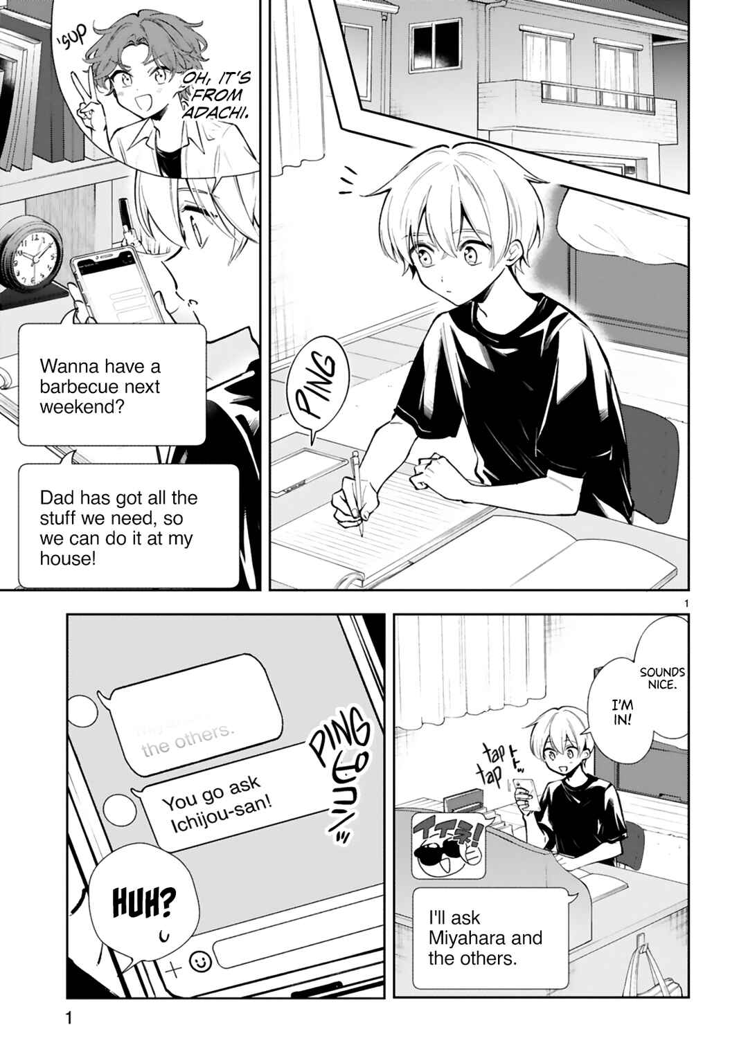 Page 1 Chapter 18 It Shows on Your Face, Ichijou-San