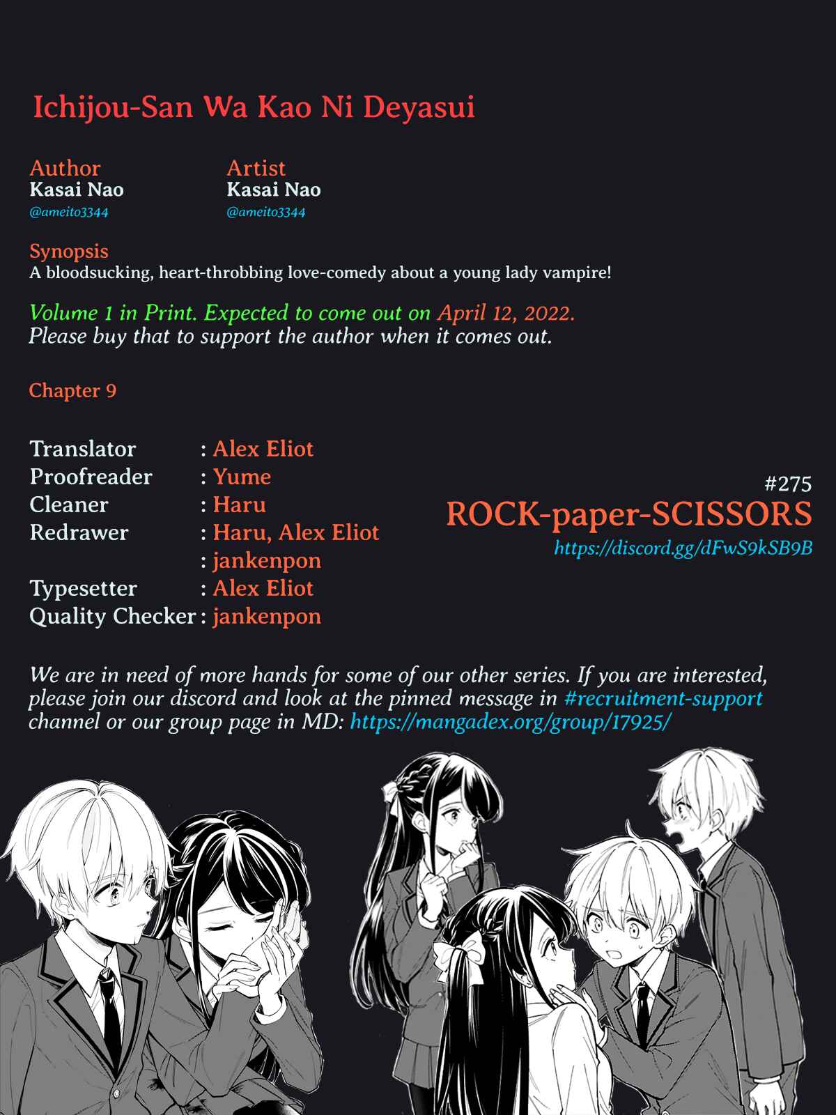 Page 23 Chapter 9 It Shows on Your Face, Ichijou-San