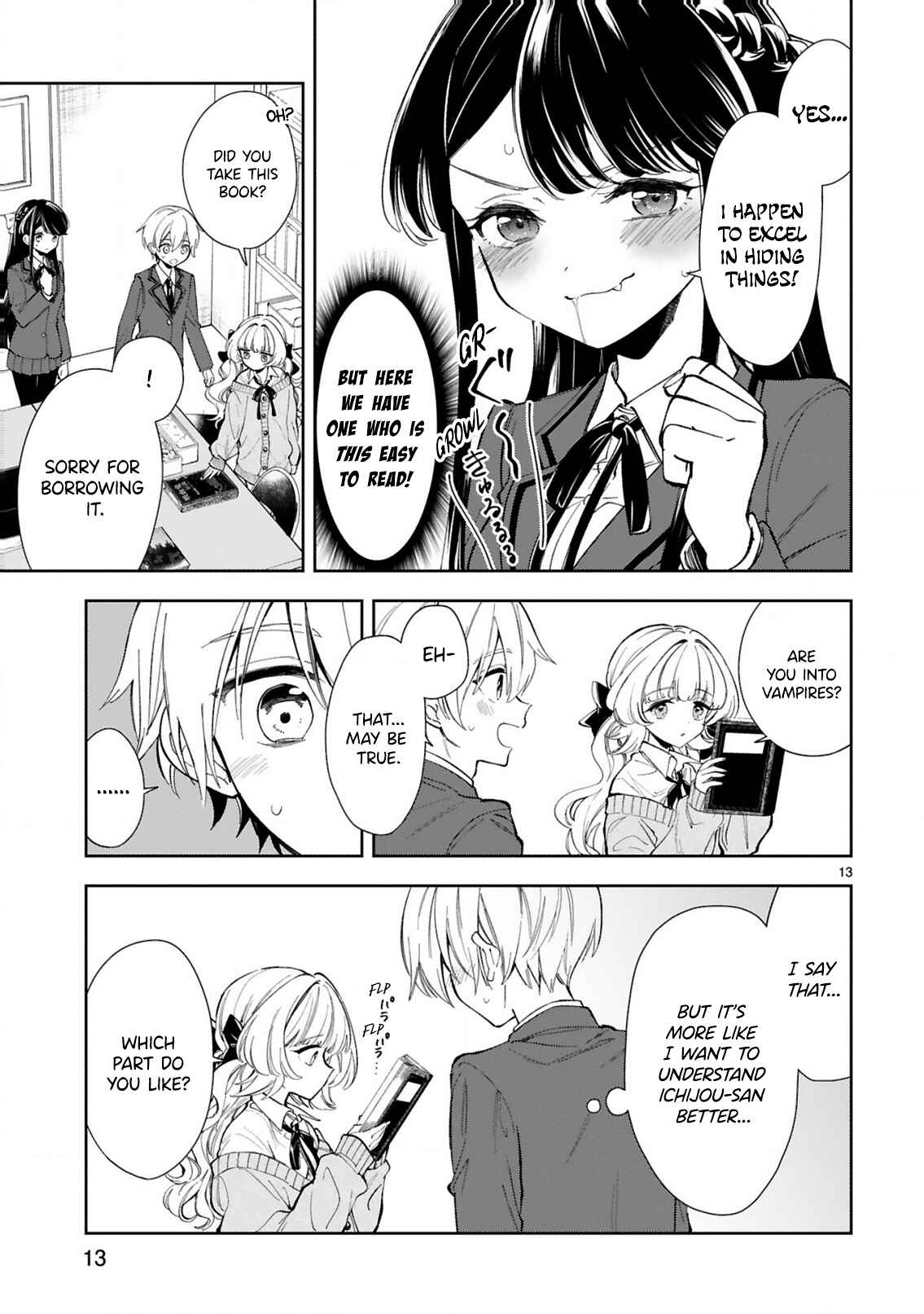 Page 13 Chapter 4 It Shows on Your Face, Ichijou-San