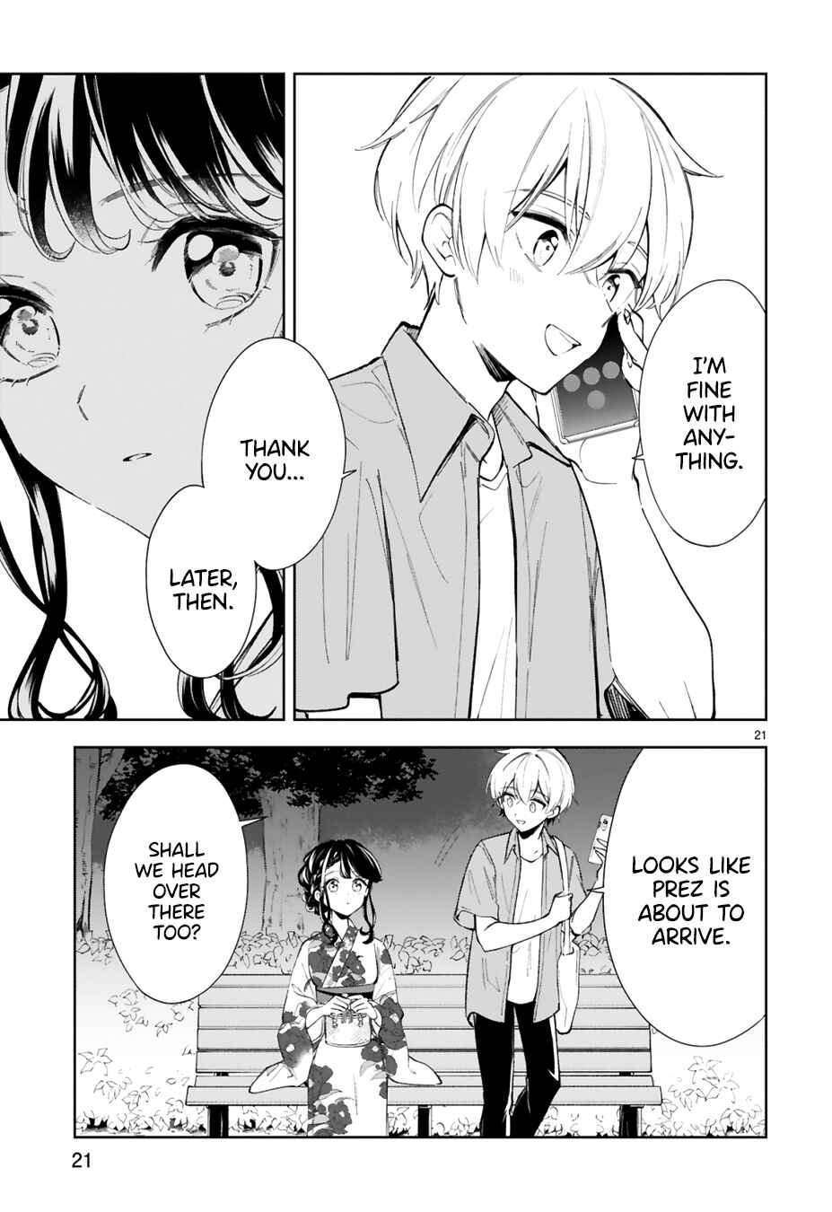 Page 10 Chapter 15.2 It Shows on Your Face, Ichijou-San