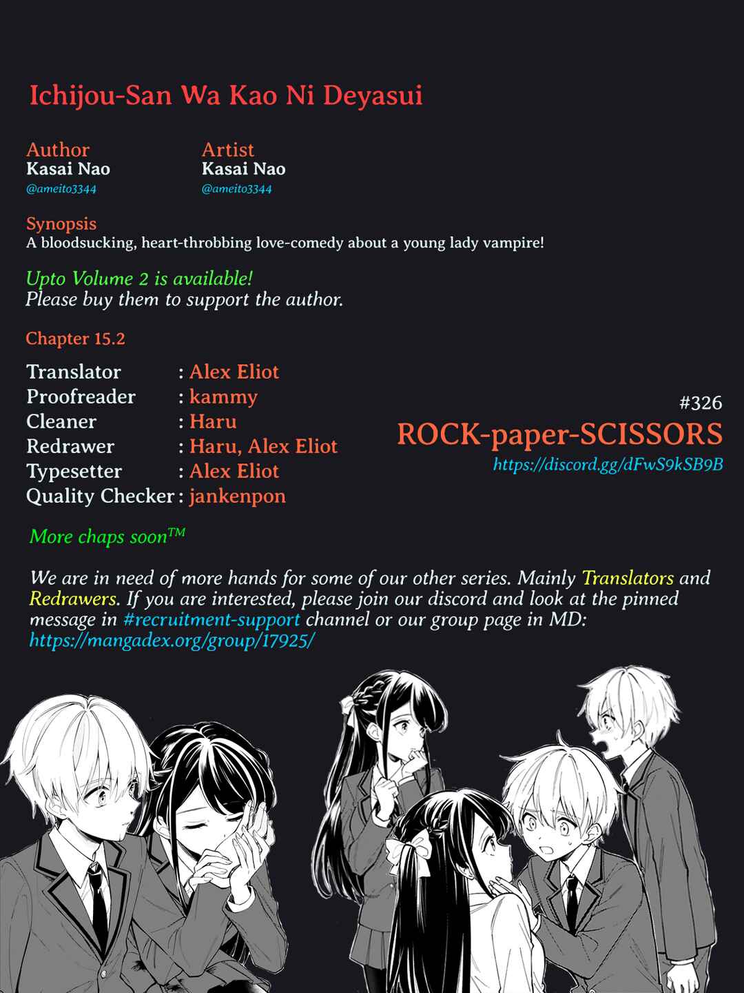 Page 14 Chapter 15.2 It Shows on Your Face, Ichijou-San