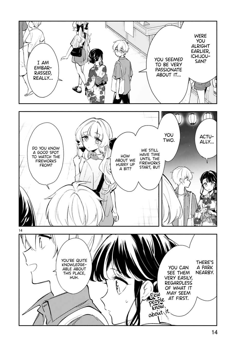 Page 3 Chapter 15.2 It Shows on Your Face, Ichijou-San