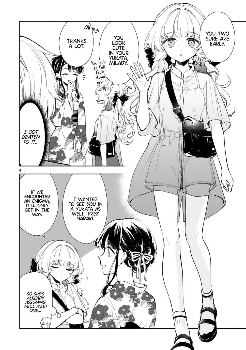 Page 4 Chapter 15.1 It Shows on Your Face, Ichijou-San