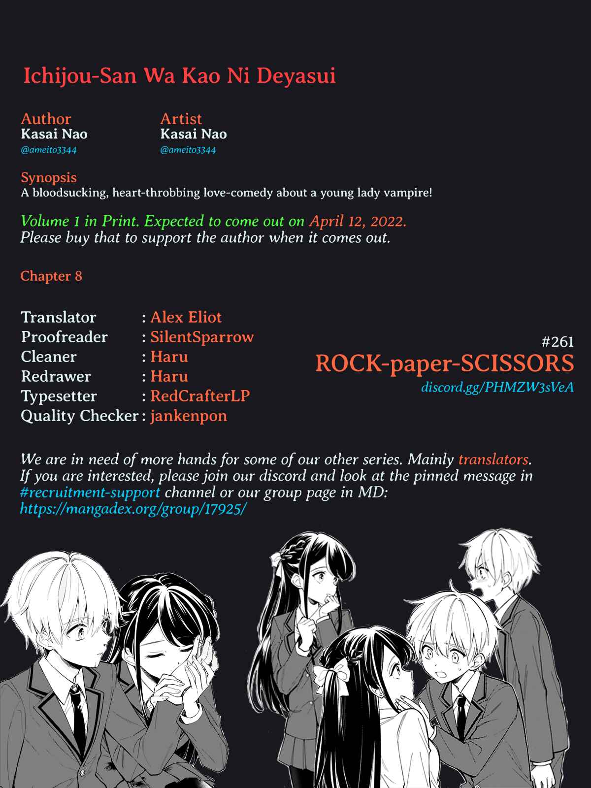 Page 23 Chapter 8 It Shows on Your Face, Ichijou-San