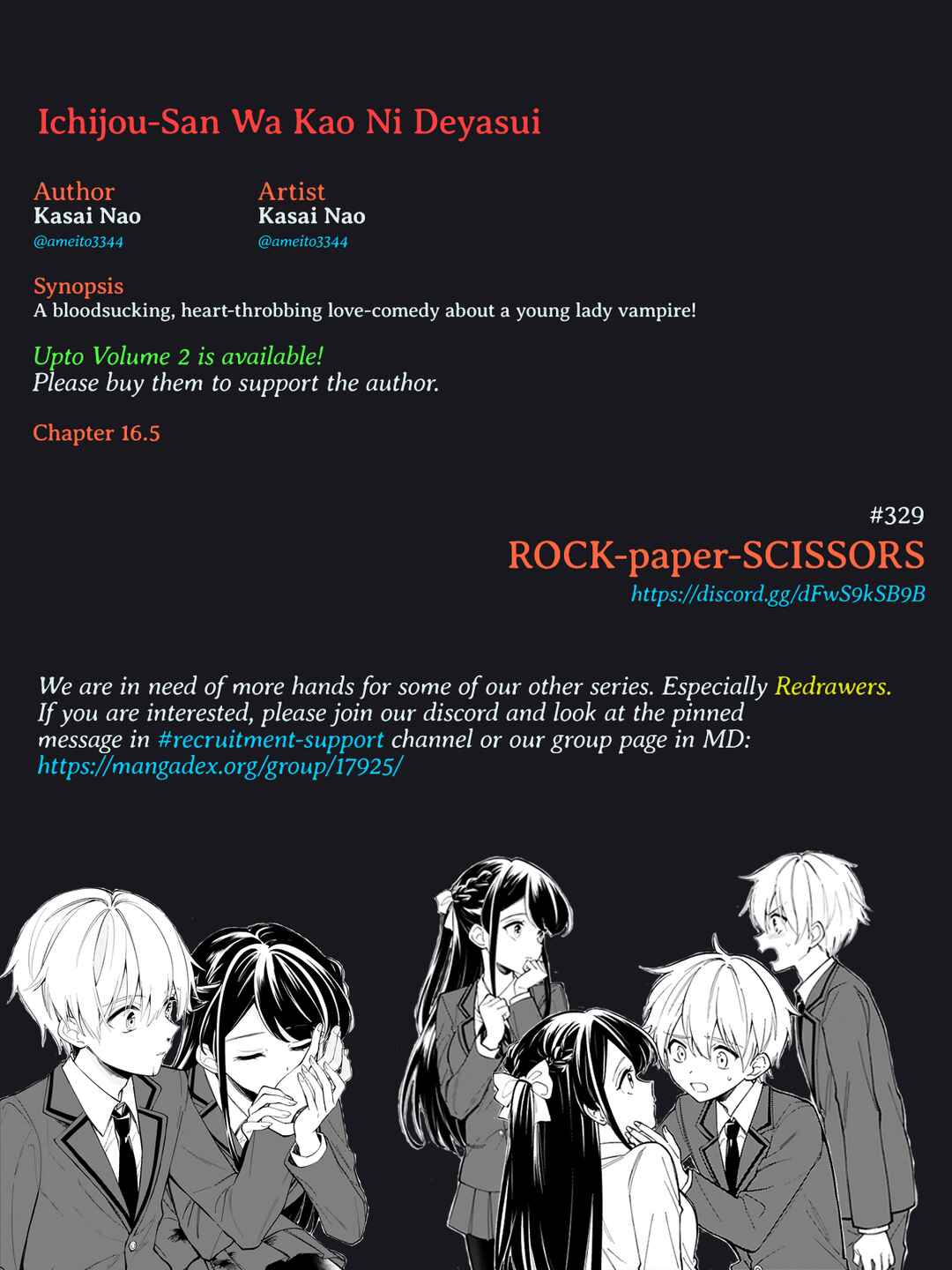 Page 12 Chapter 15.5 It Shows on Your Face, Ichijou-San
