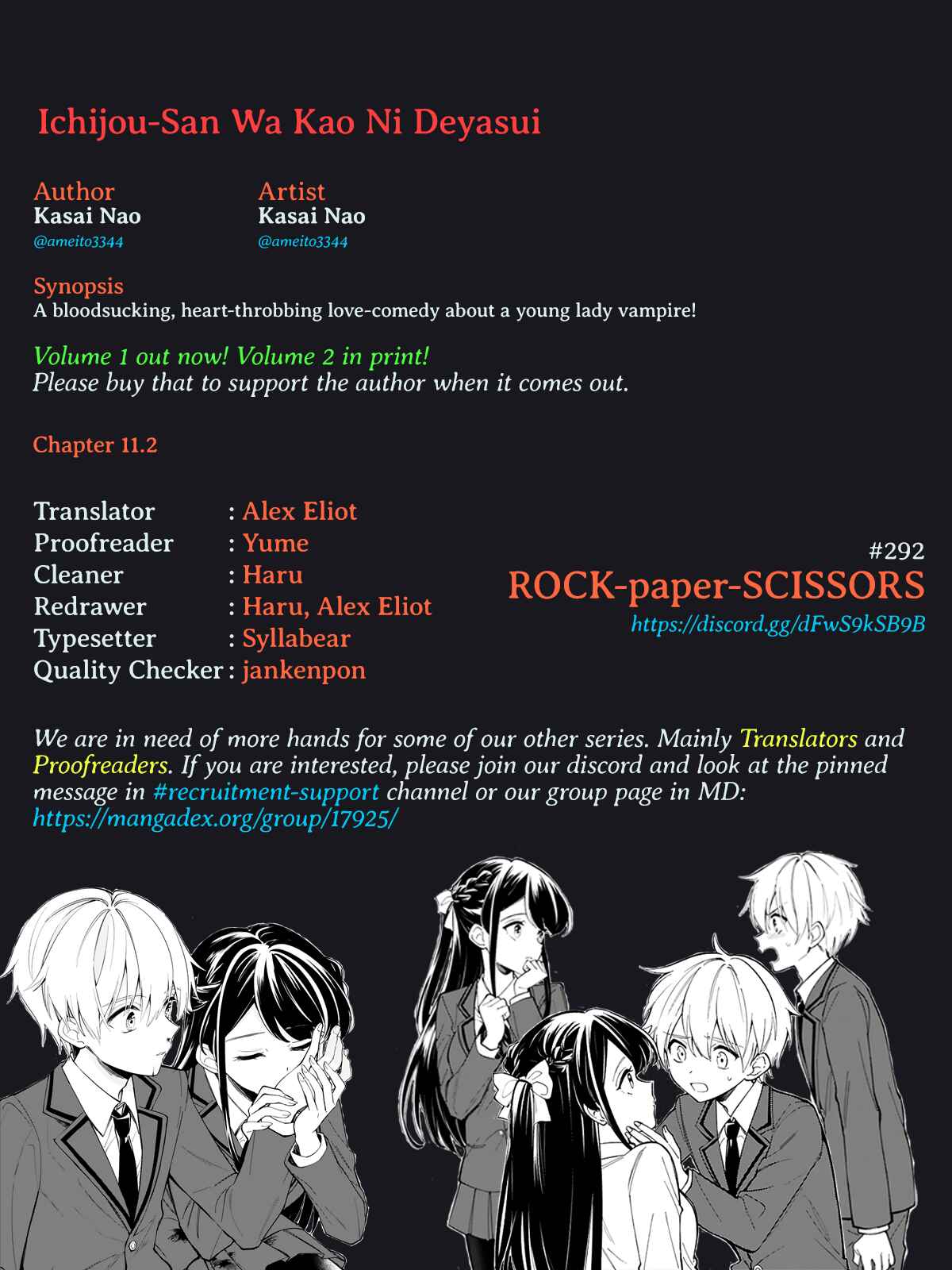 Page 18 Chapter 11.2 It Shows on Your Face, Ichijou-San