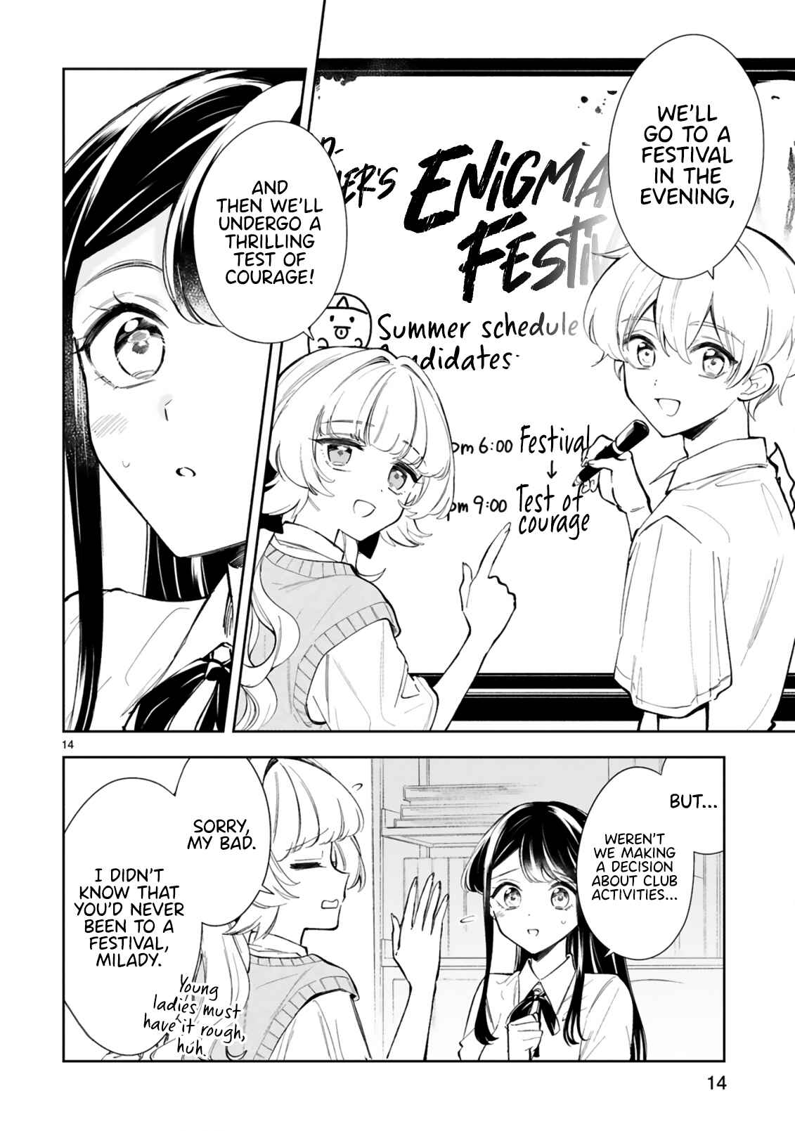 Page 16 Chapter 14 It Shows on Your Face, Ichijou-San