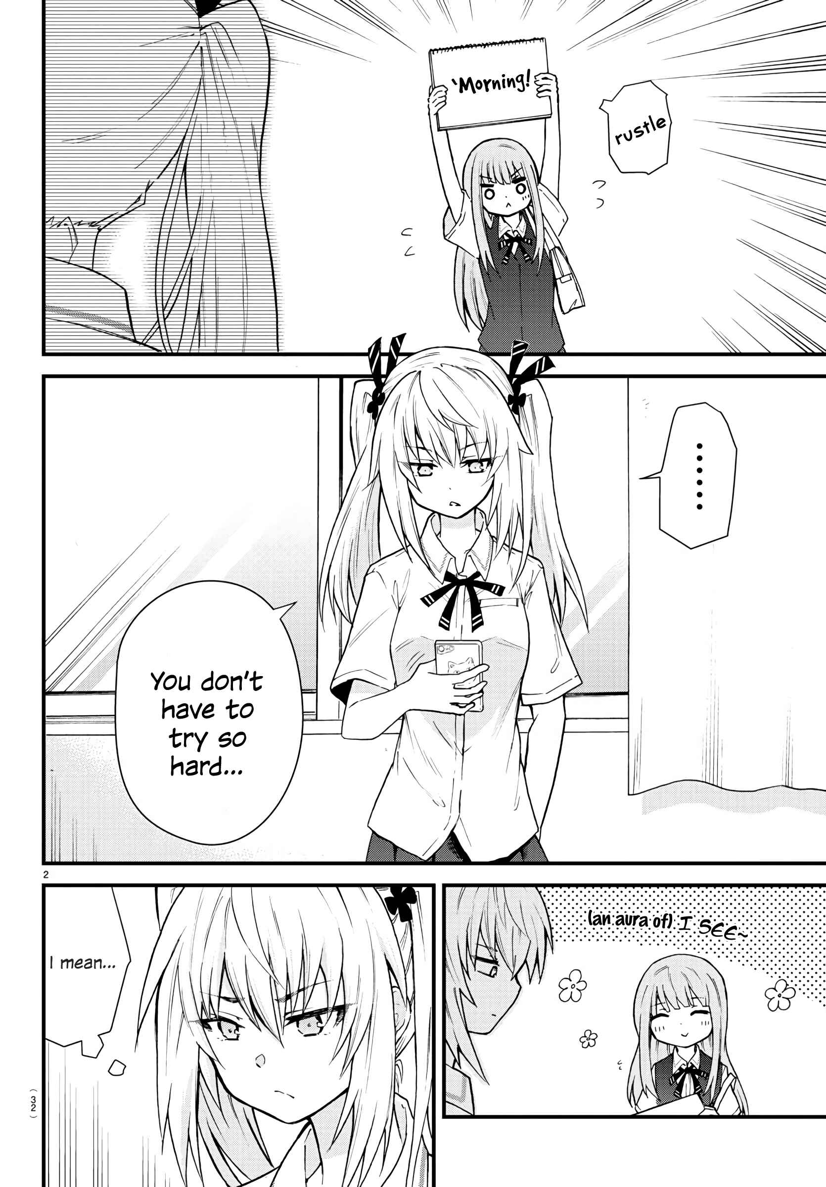 Page 2 Chapter 2 A Girl Who Cant Speak Thinks She Is Too Kind.