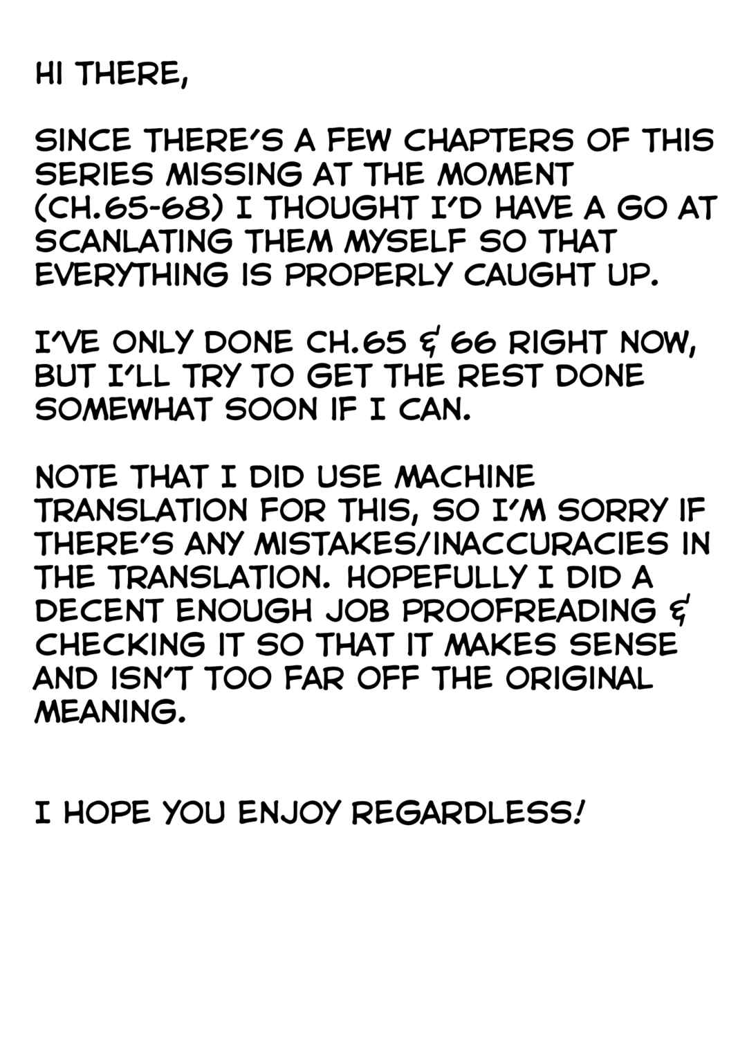 Page 1 Chapter 65 A Girl Who Cant Speak Thinks She Is Too Kind.