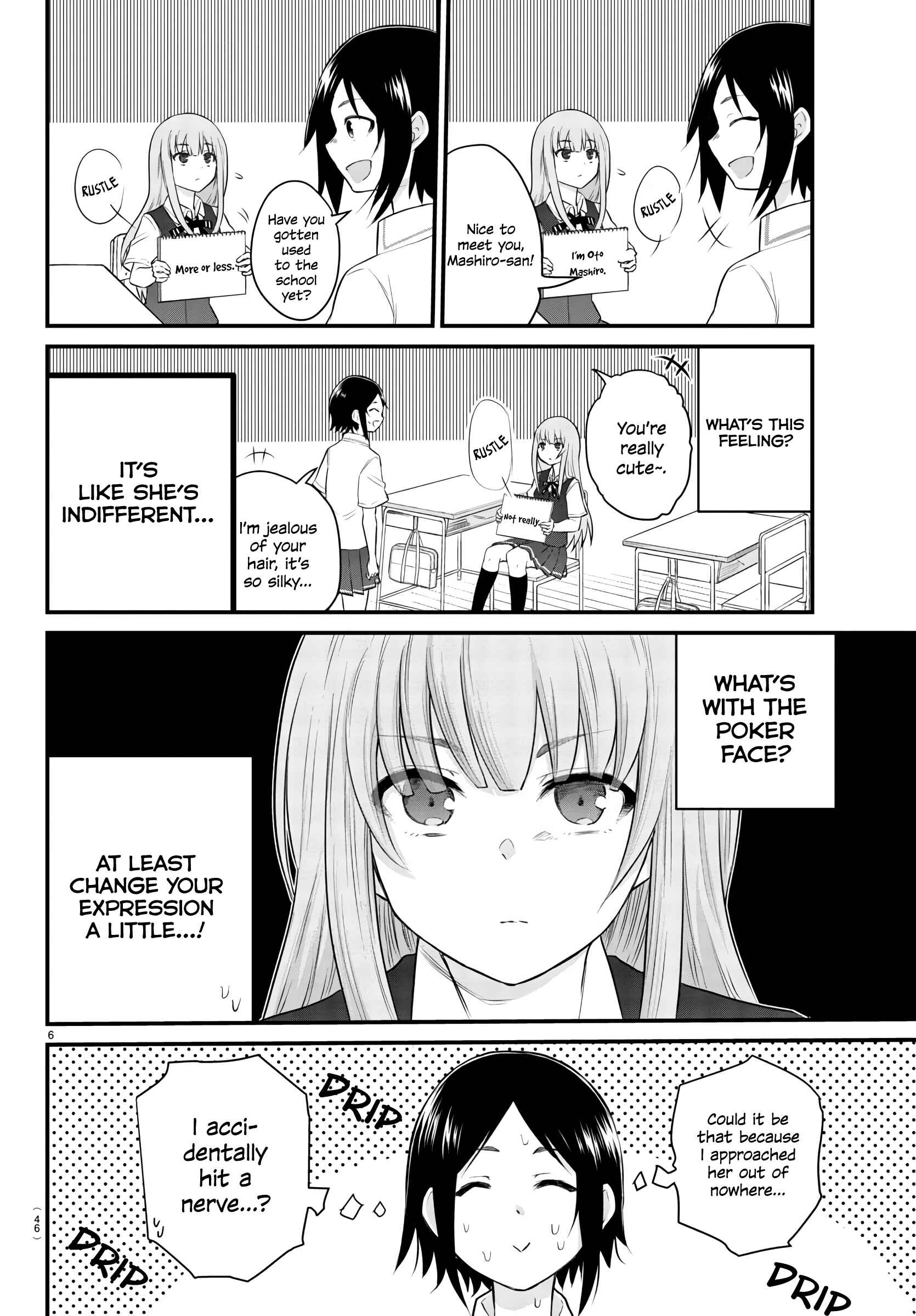 Page 6 Chapter 4 A Girl Who Cant Speak Thinks She Is Too Kind.