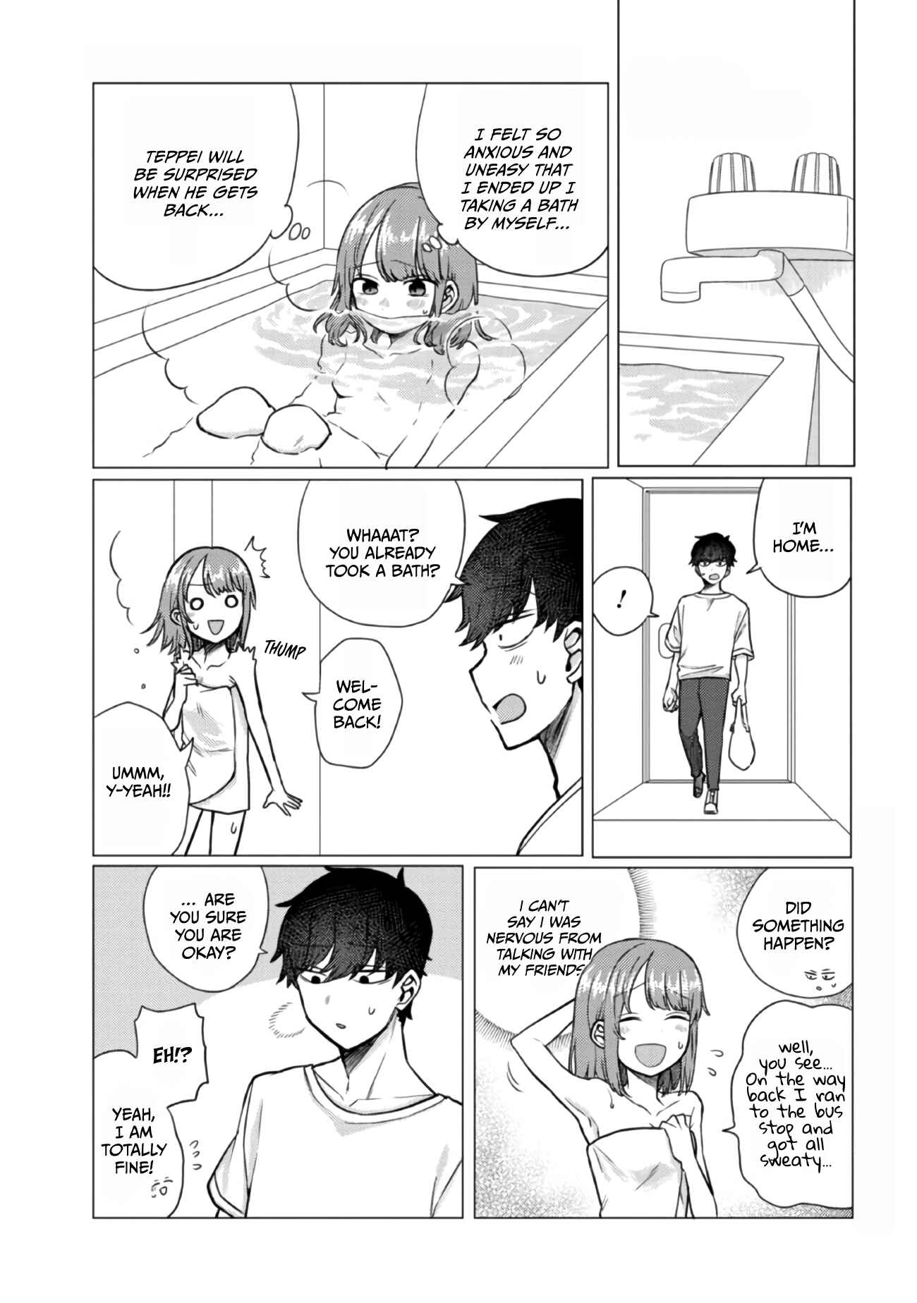 Page 1 Chapter 47 Zettai ni Furo ni Hairitakunai Kanojo VS Zettai ni Furo ni Iretai Kareshi