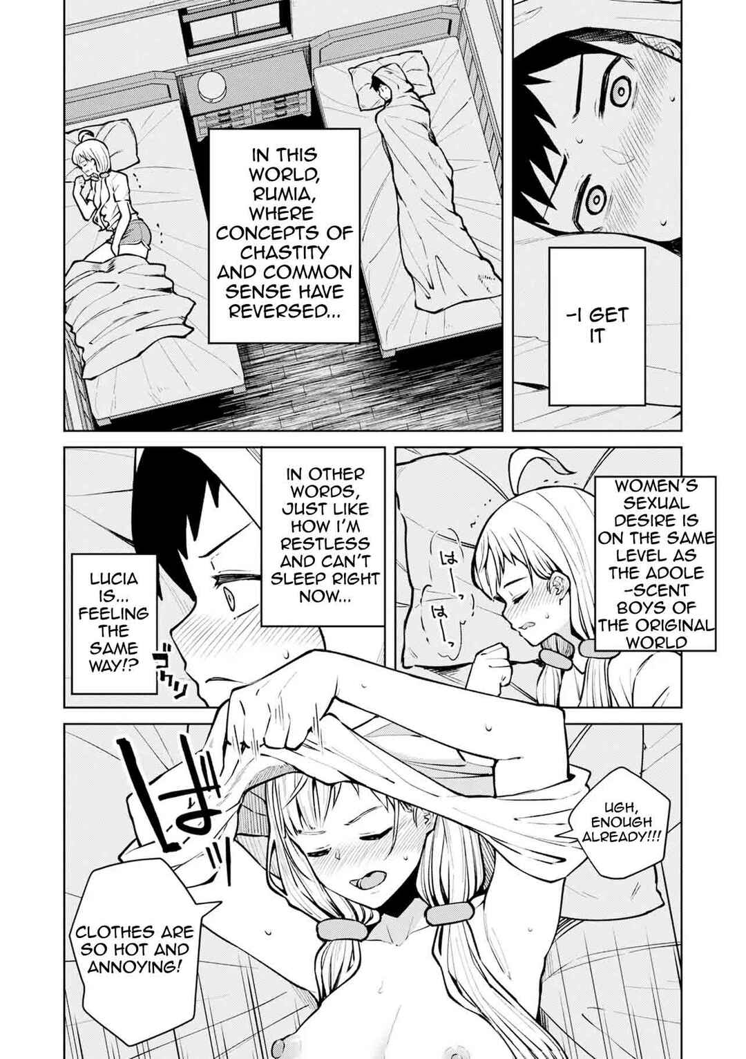 Page 8 Chapter 3 Teisou Gyakuten Isekai de Sukebe na Bijo-tachi ni Kakomare nagara Boukensha Seikatsu