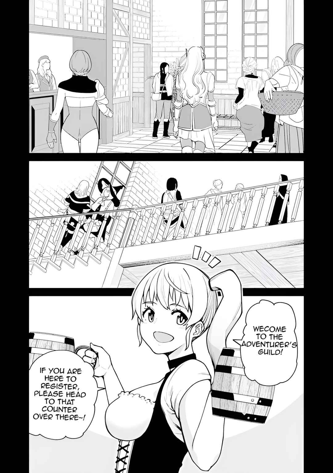 Page 4 Chapter 2 Teisou Gyakuten Isekai de Sukebe na Bijo-tachi ni Kakomare nagara Boukensha Seikatsu
