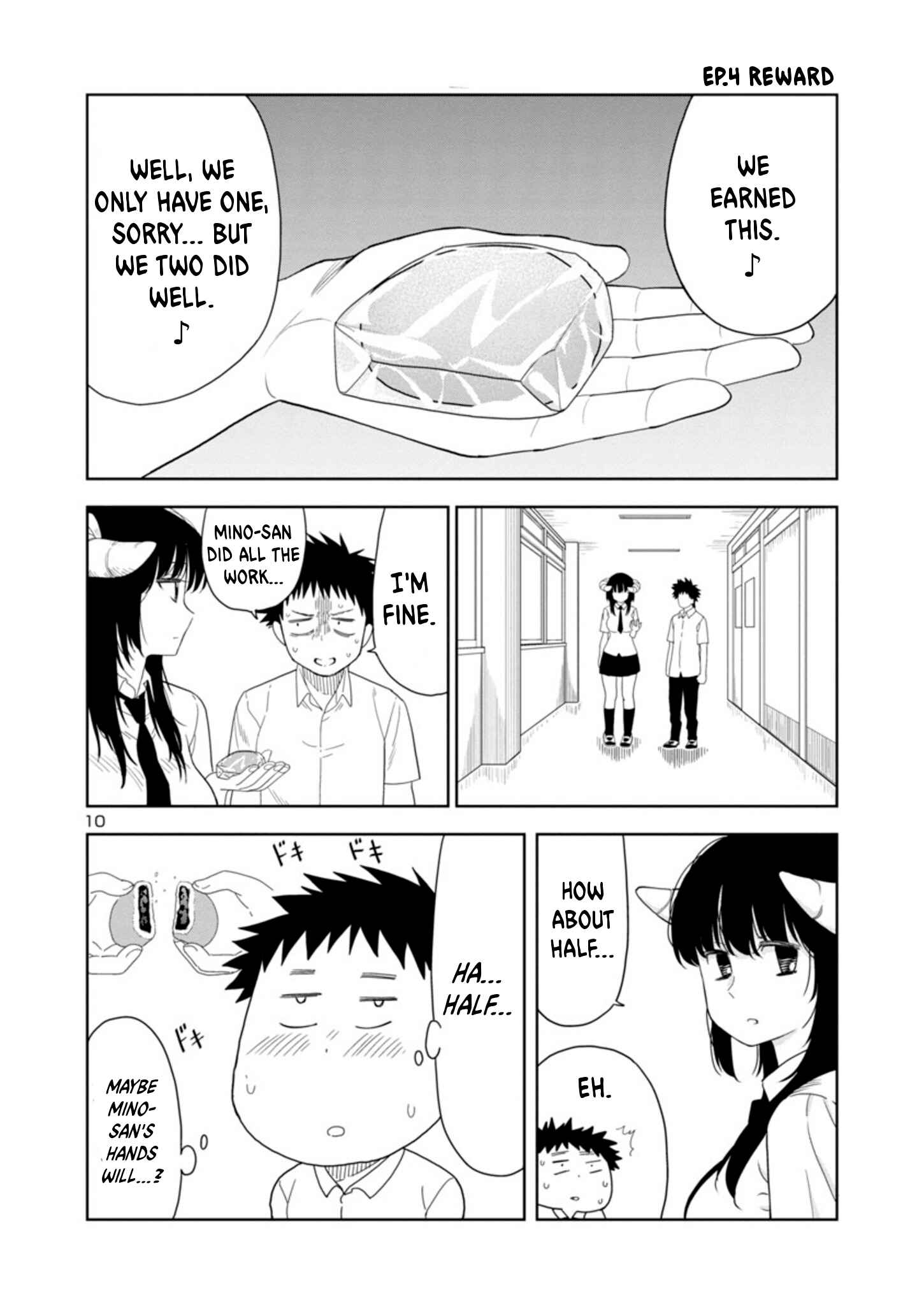 Page 10 Chapter 8 Mino-san no Sore, Sawattemo Ii?