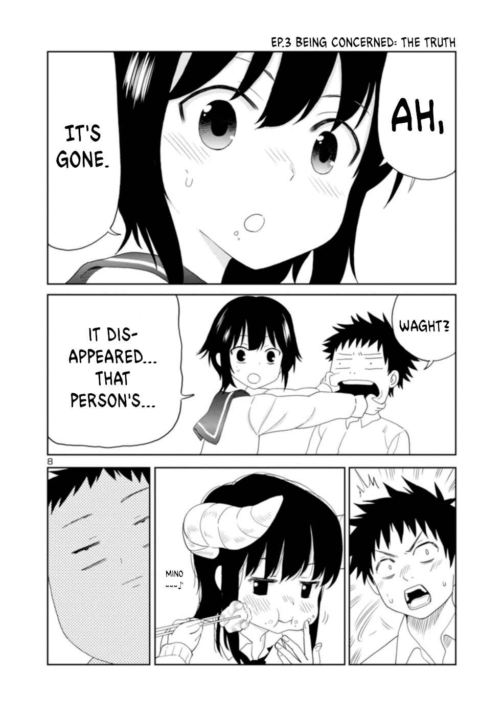 Page 8 Chapter 21 Mino-san no Sore, Sawattemo Ii?