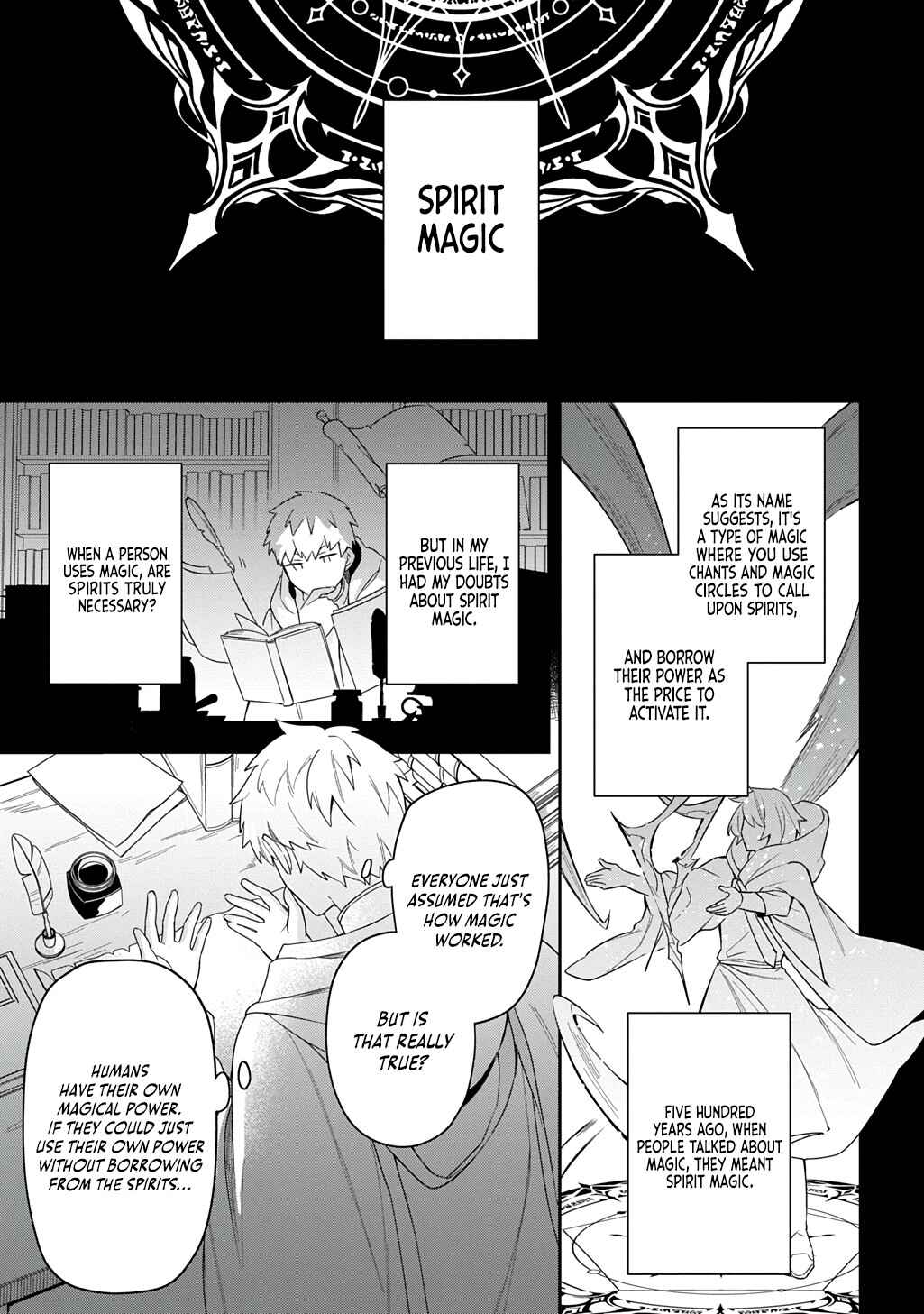 Page 22 Chapter 3 Shiniki no Mahoutsukai ~Shin ni Aisareta Rakudaisei wa Mahou Gakuin e Kayou~