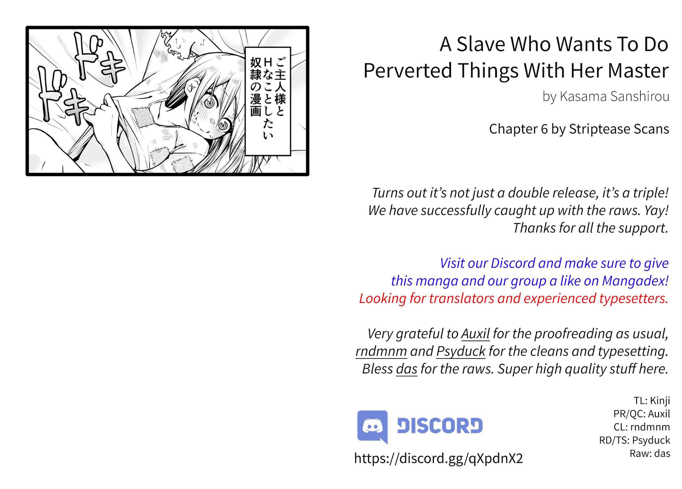 Page 1 Chapter 6 A Slave Who Wants to Do Perverted Things With Her Master