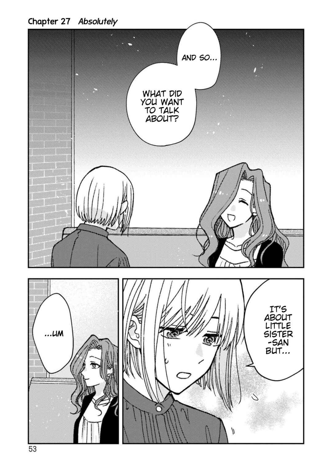Page 1 Chapter 27 With Her Who Likes My Sister