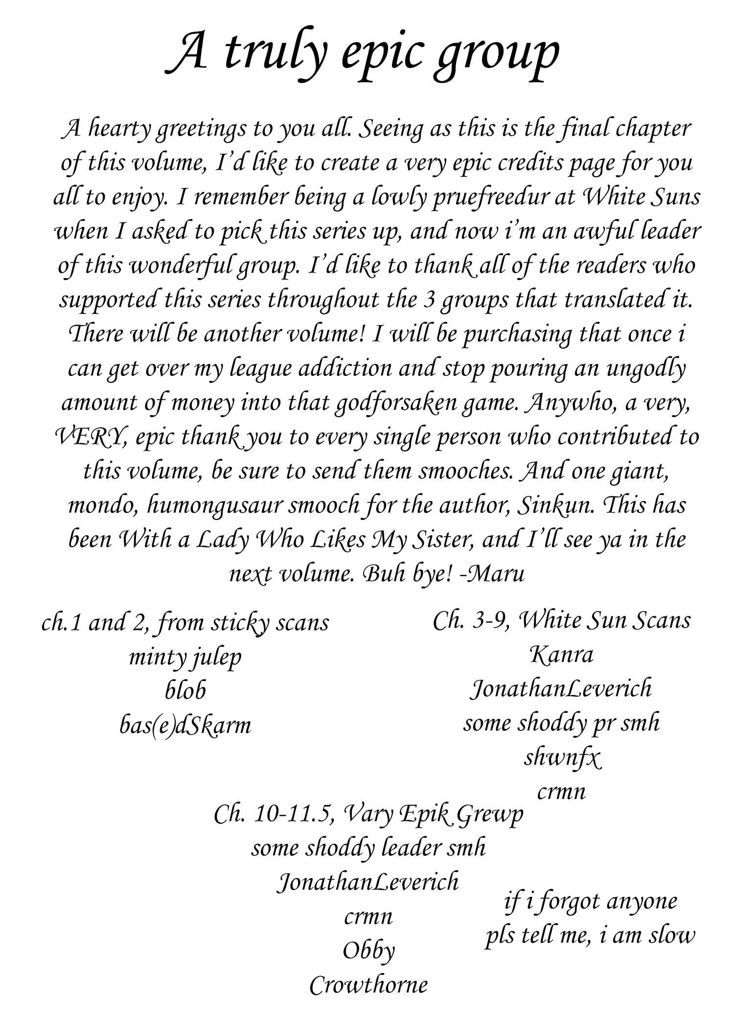 Page 16 Chapter 11.5 With Her Who Likes My Sister