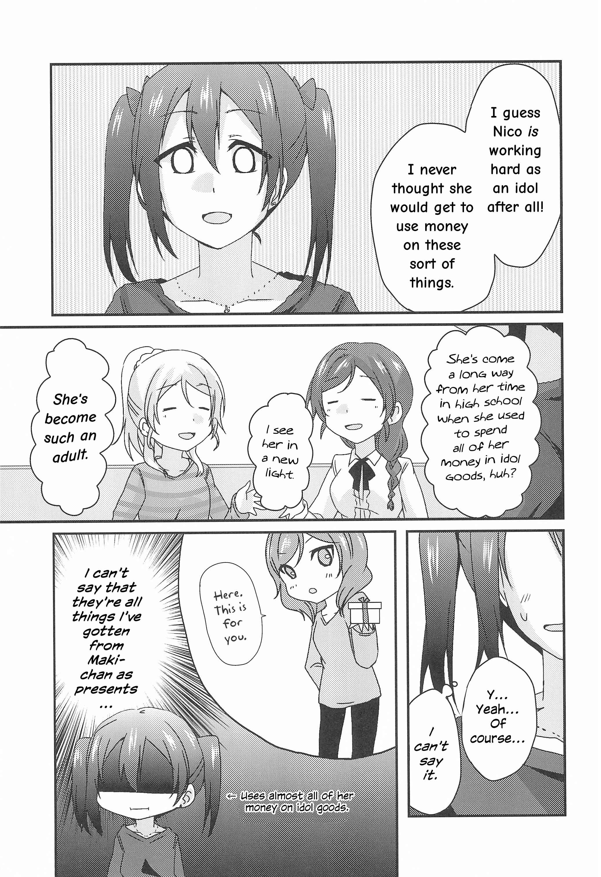 Page 13 Chapter Unknown_d744 Love Live! - After all, Nico is the older one! (Doujinshi)