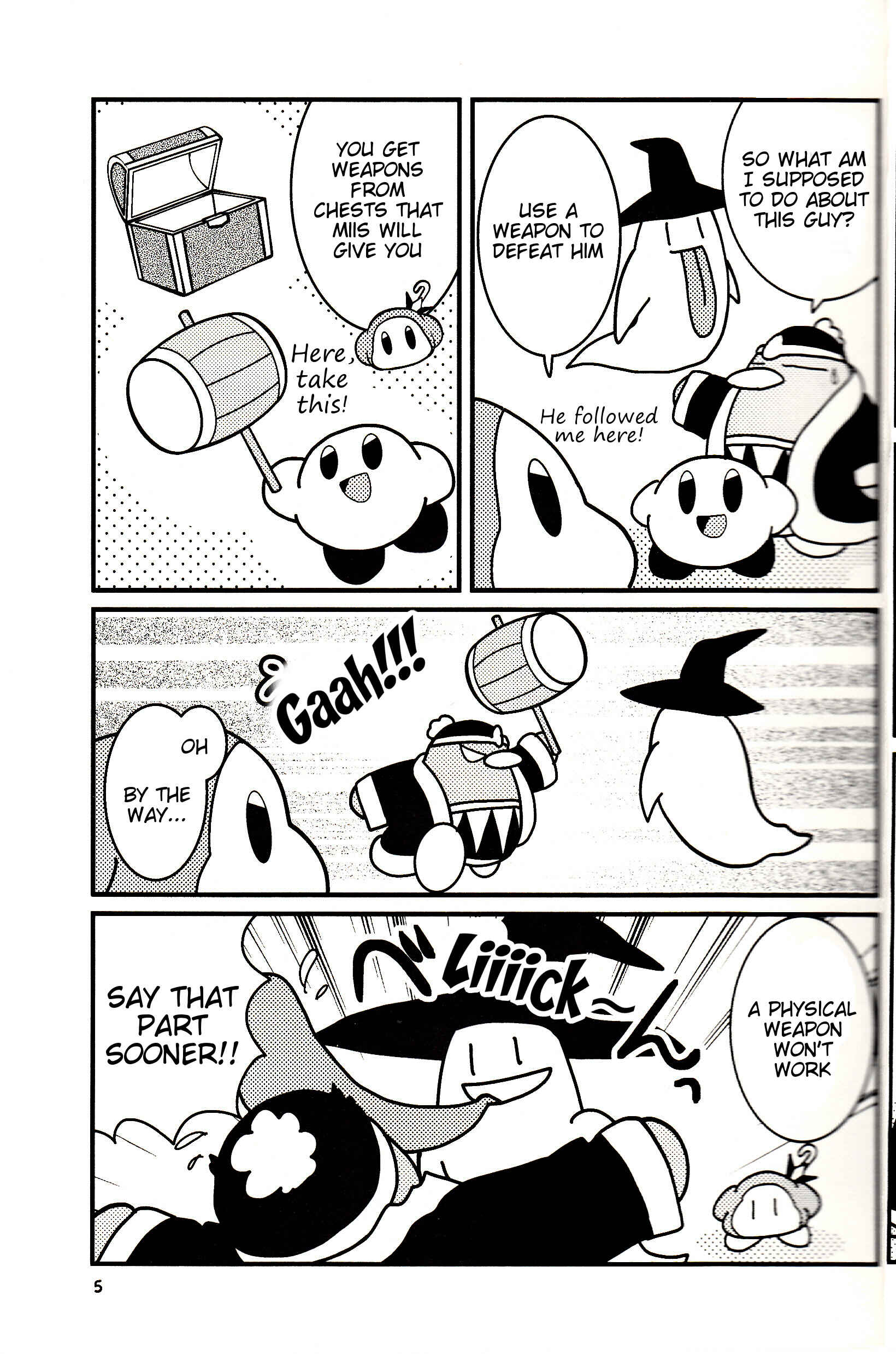Page 4 Chapter Unknown_0930 Kirby x Animal Crossing - A Perfect StreetPass Day (Doujinshi)