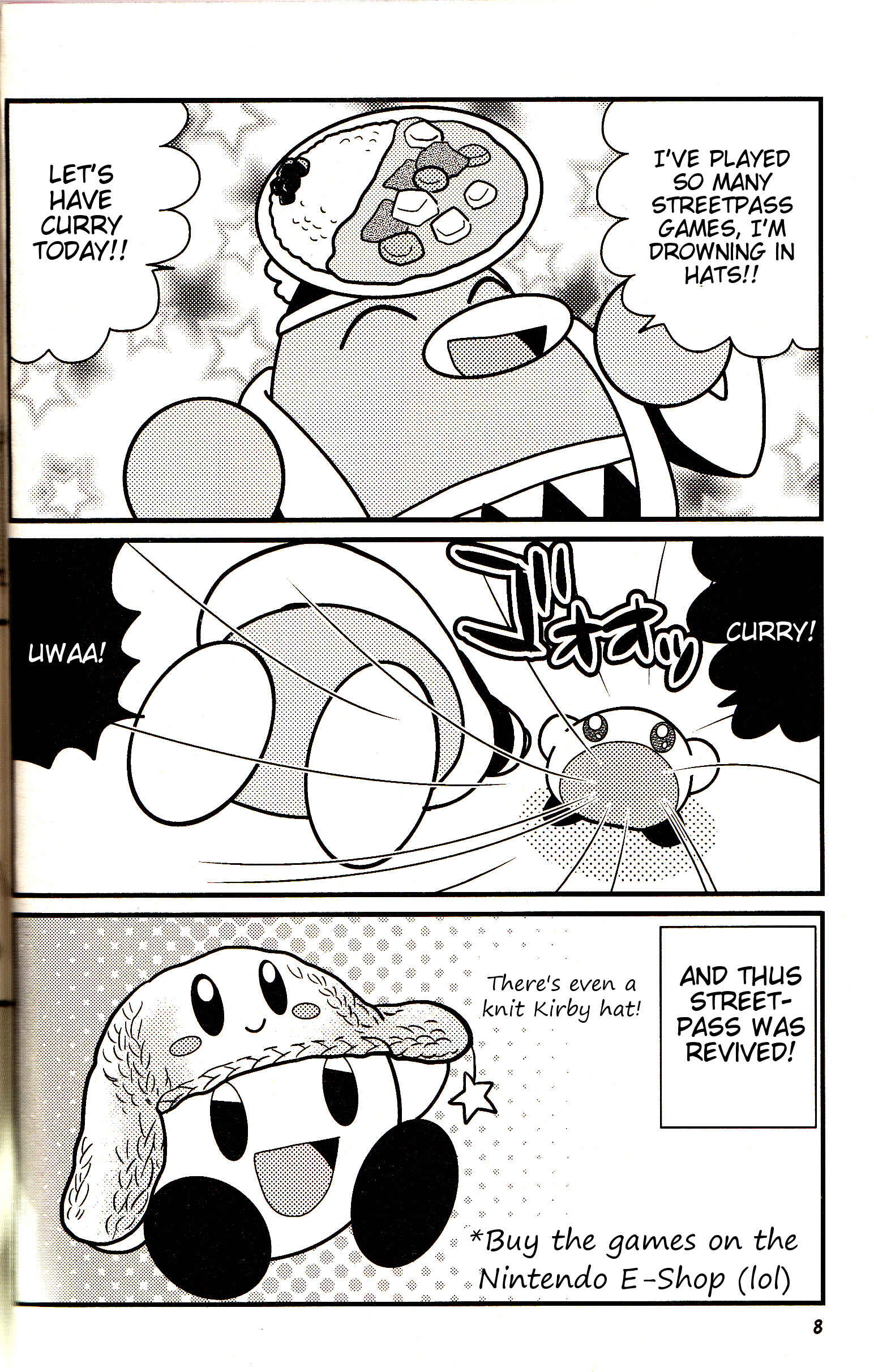 Page 7 Chapter Unknown_0930 Kirby x Animal Crossing - A Perfect StreetPass Day (Doujinshi)