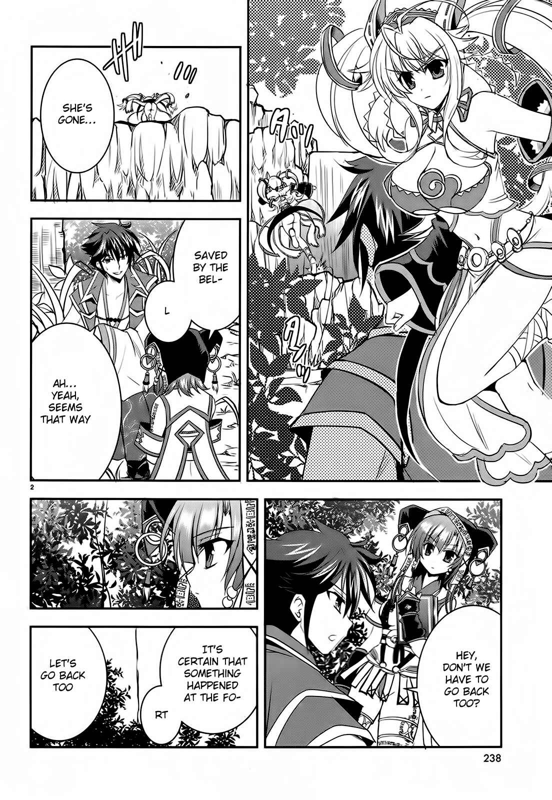 Page 2 Chapter 4 Ochitekita Ryuuou to Horobiyuku Majo no Kuni