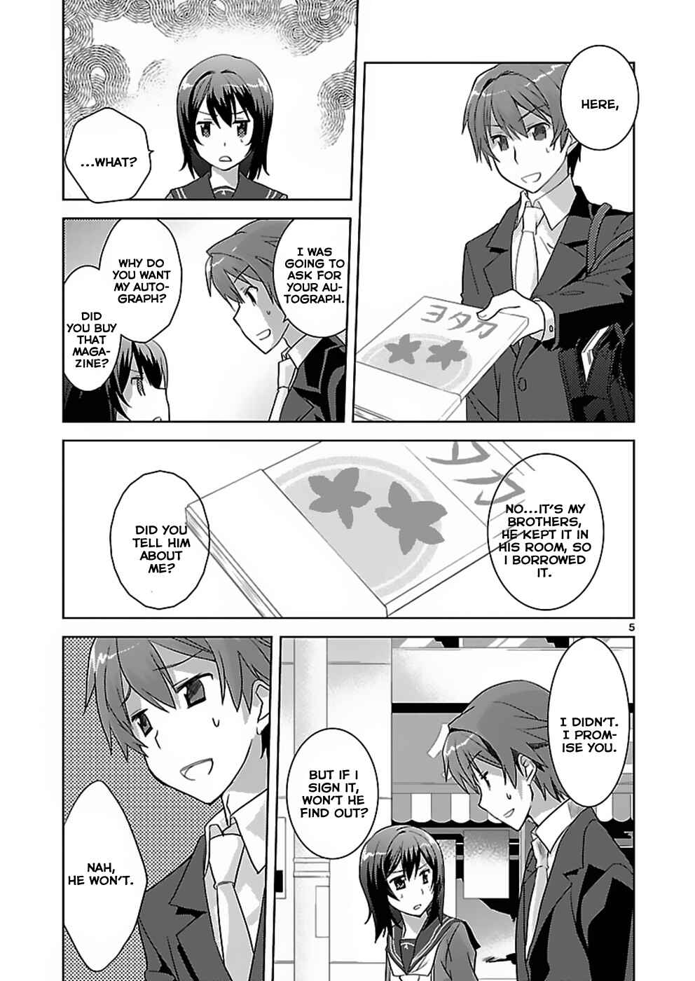 Page 5 Chapter 4 Shinonome Yuuko loves short stories