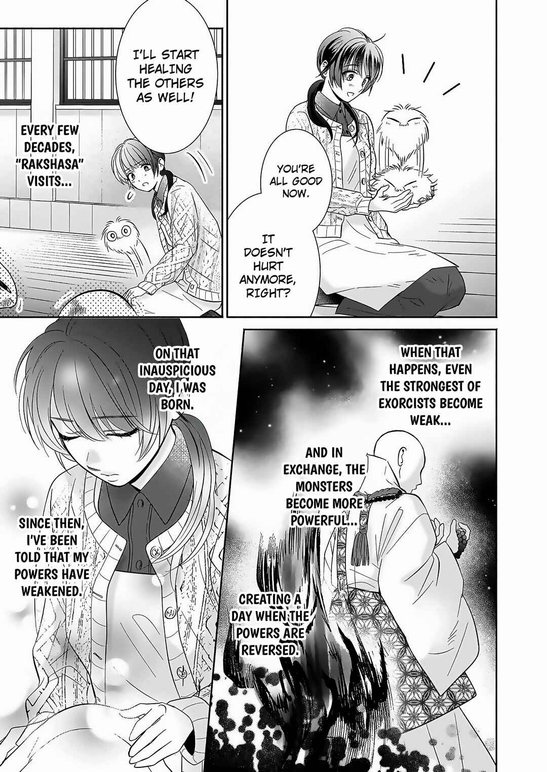 Page 15 Chapter 1.1 The Demon Kings Beloved: Doting on the Abused Healing Maiden