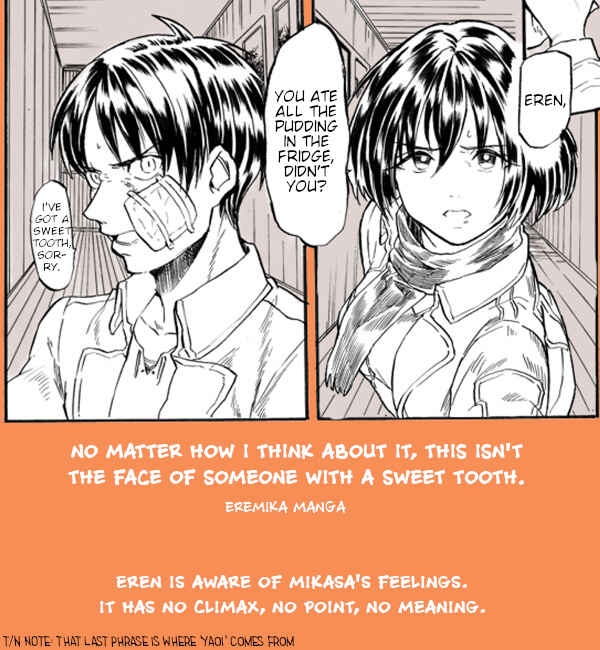 Page 1 Chapter Unknown_7918 Shingeki no Kyojin - Mikasa o Ishiki Shichau Eren no Hanashi (Doujinshi)