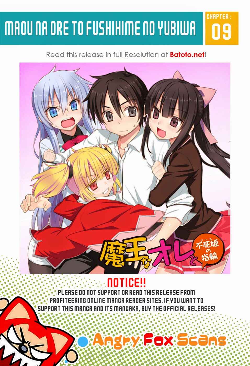 Page 1 Chapter 9 Maou na Ore to Fushihime no Yubiwa