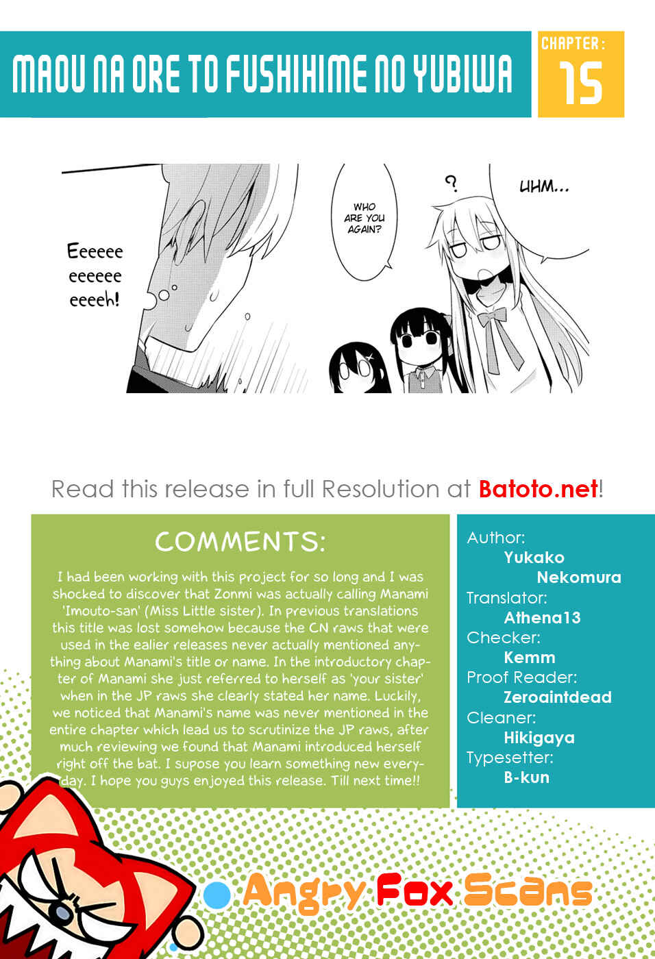 Page 25 Chapter 15 Maou na Ore to Fushihime no Yubiwa