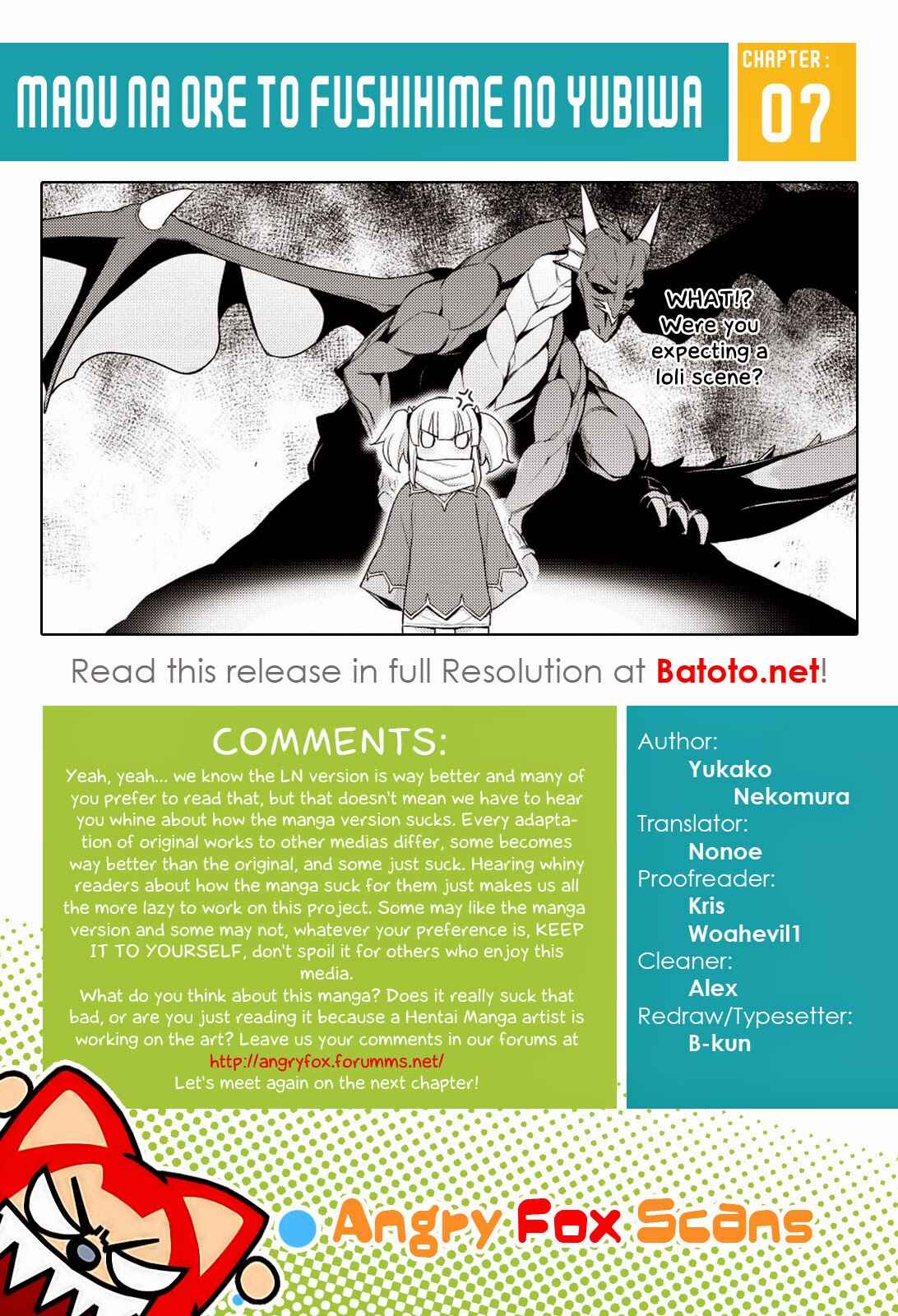 Page 22 Chapter 7 Maou na Ore to Fushihime no Yubiwa