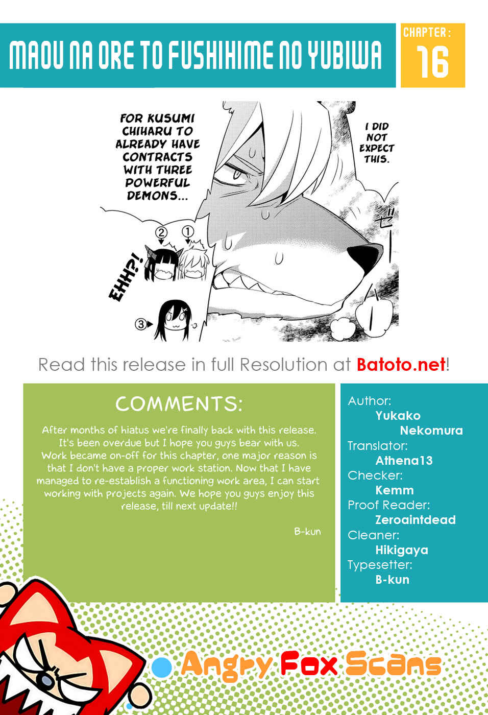 Page 29 Chapter 16 Maou na Ore to Fushihime no Yubiwa