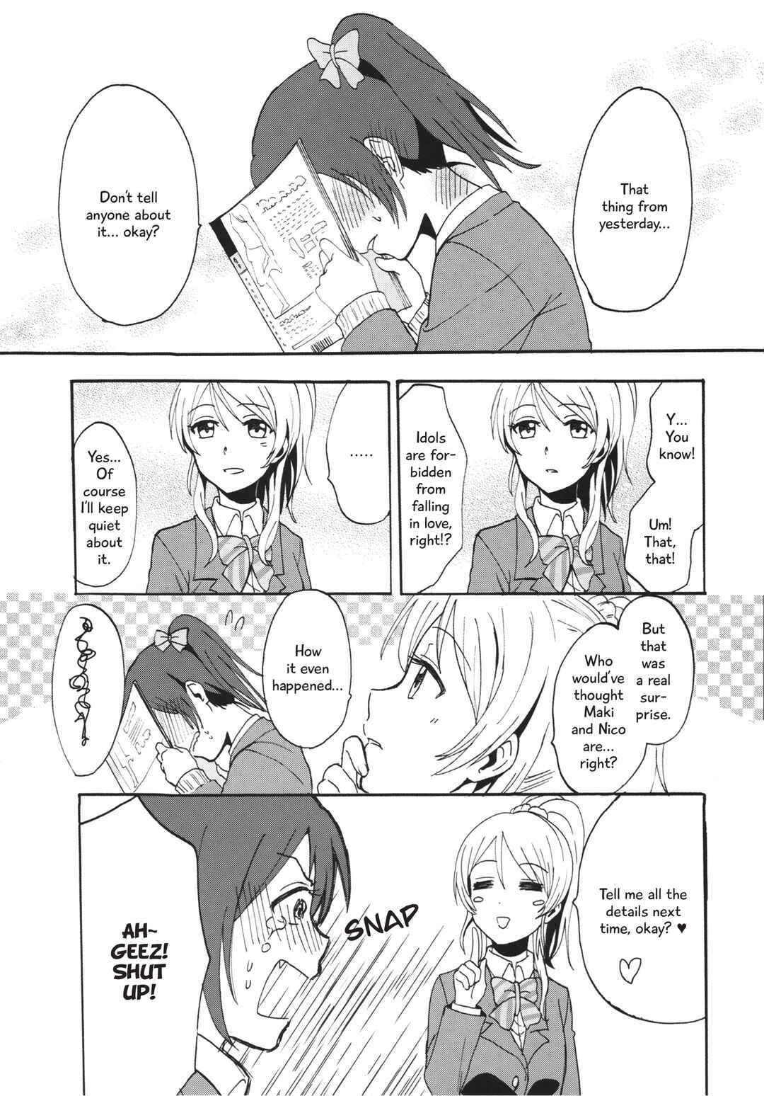 Page 17 Chapter Unknown_687e Love Live! - Binetsu na Yubisaki (Doujinshi)