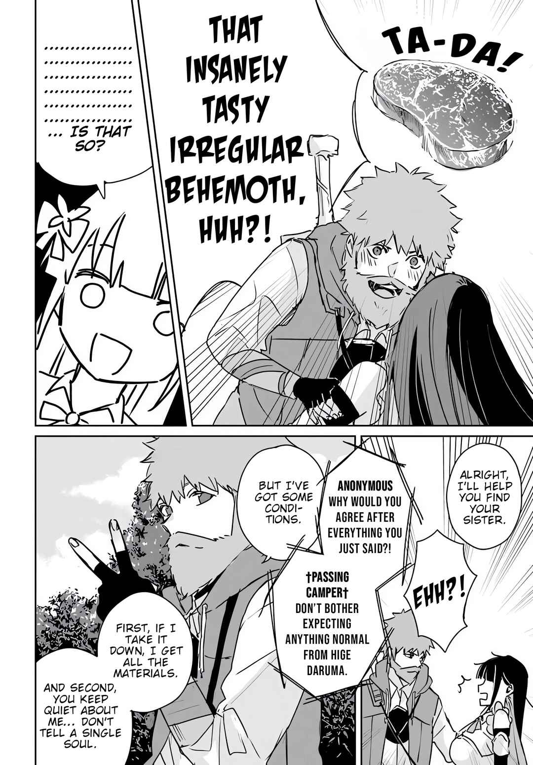 Page 26 Chapter 1 Juusho Futei Camper wa Dungeon de Nonbiri to Kurashitai ~Kiken na Shinsou Monster mo Ore ni Totte wa Shokuzai desu~